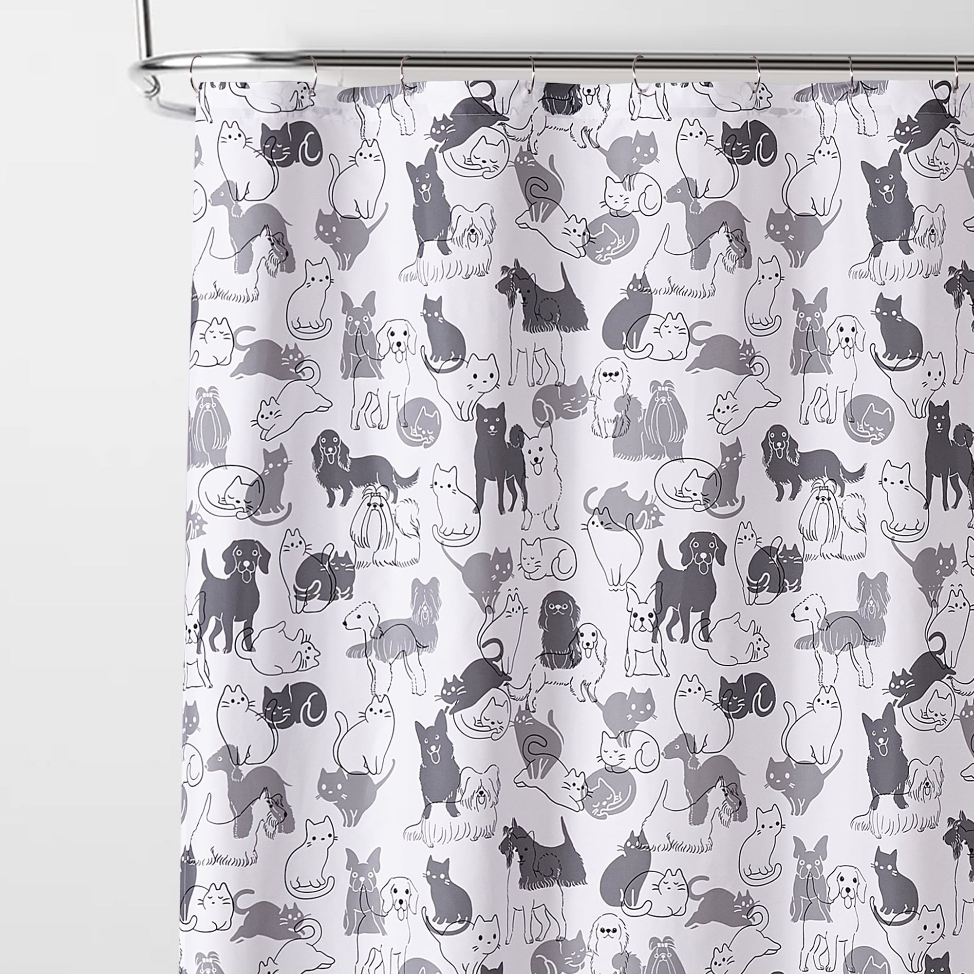 Style Quarters A-QRGW-SC Shower-Curtains-Liners - View #3