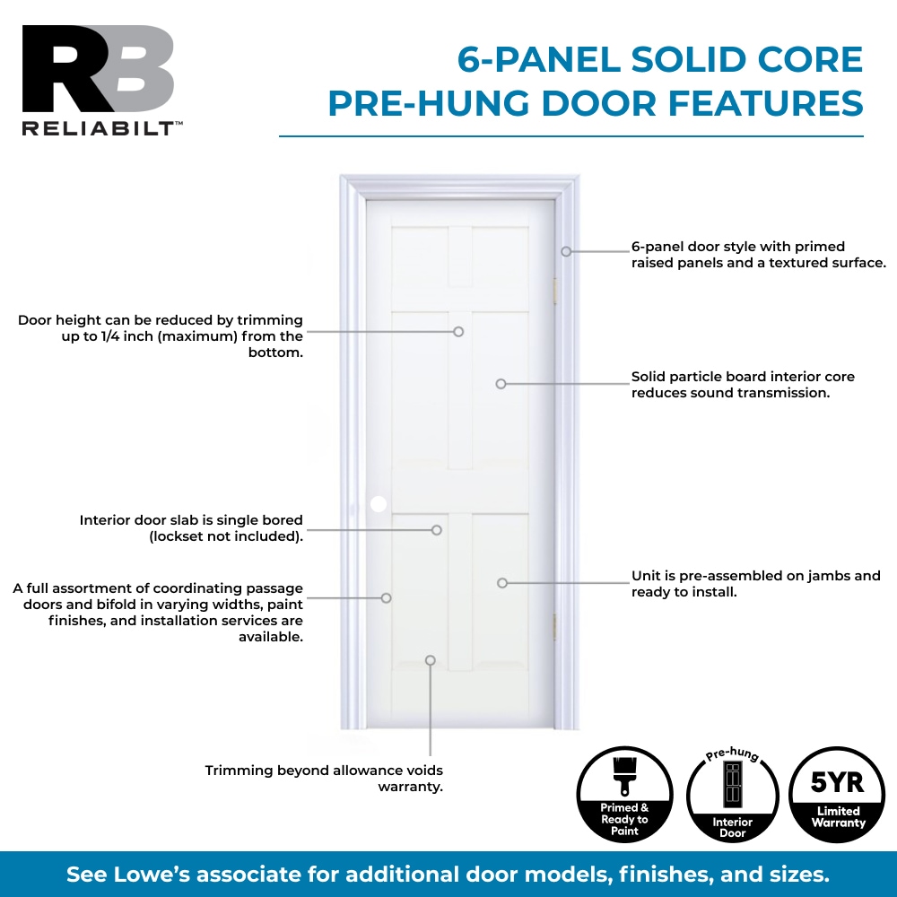 RELIABILT PRO10125743 Pre-Hung-Doors - View #2