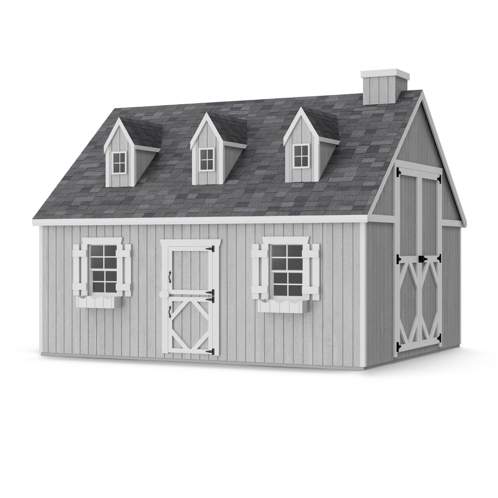 Little Cottage Co 10X12 CCP-PNK-FK 10x12 Cape Cod Playhouse Outdoor Wood Playhouse