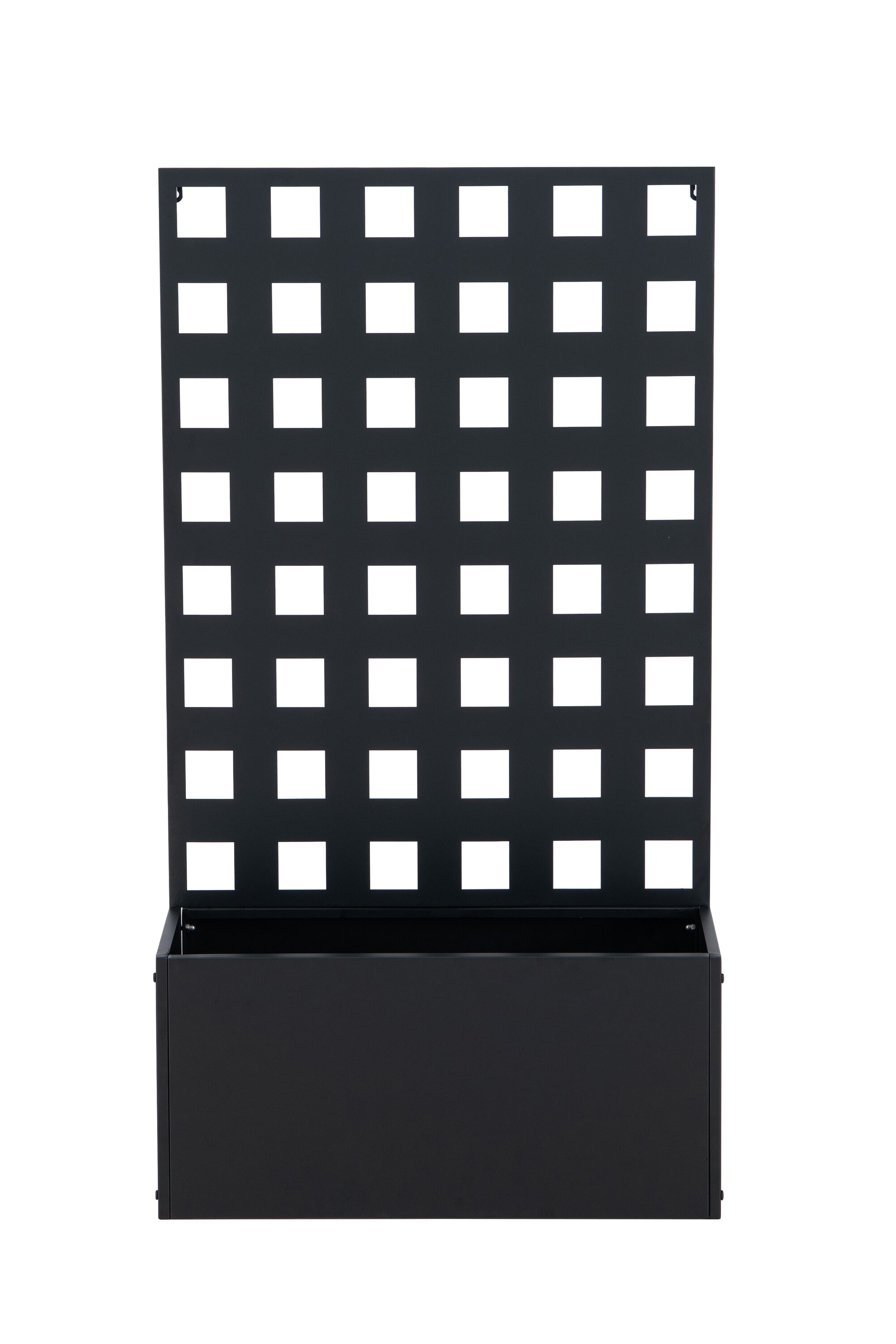 Style Selections A416021600 24-in W x 43.9-in H Black Steel Fence Garden Trellis For Climbing Plants For Cucumbers For Roses For Tomatoes