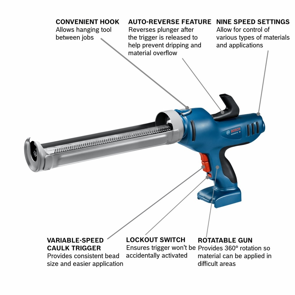 Battery operated discount caulking gun lowes