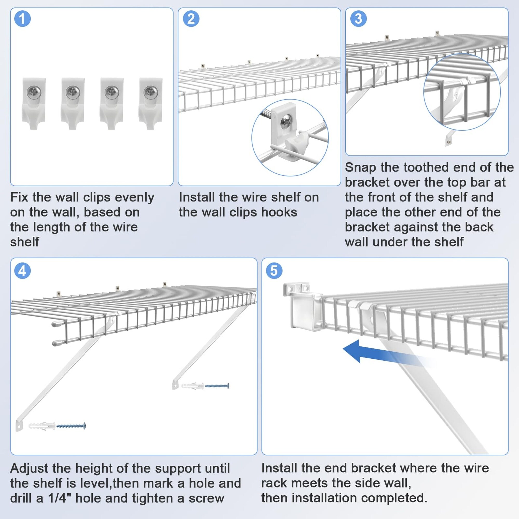 Wudkey L4-BM0L5I Wire-Shelves - View #8