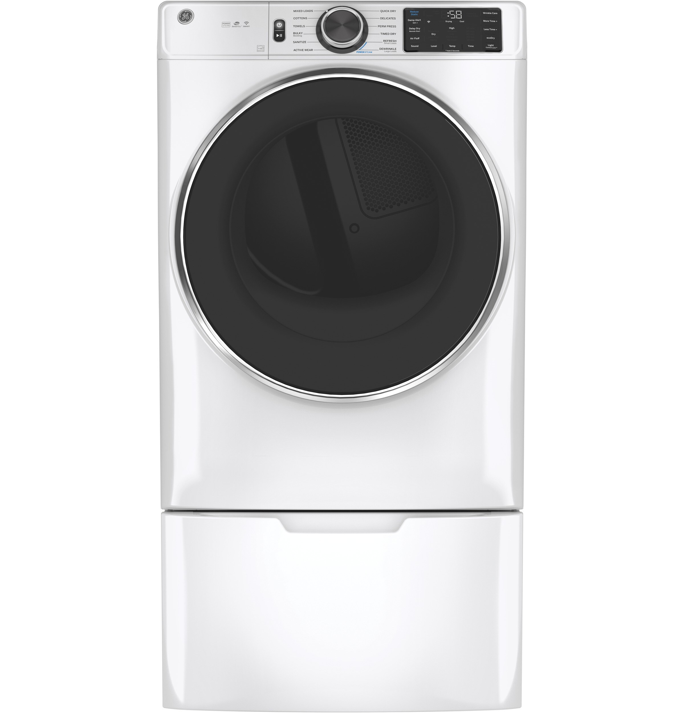 Simzlife 1.6 Cu. Ft. Compact Dryer Electric Dryers Machine for Apartme