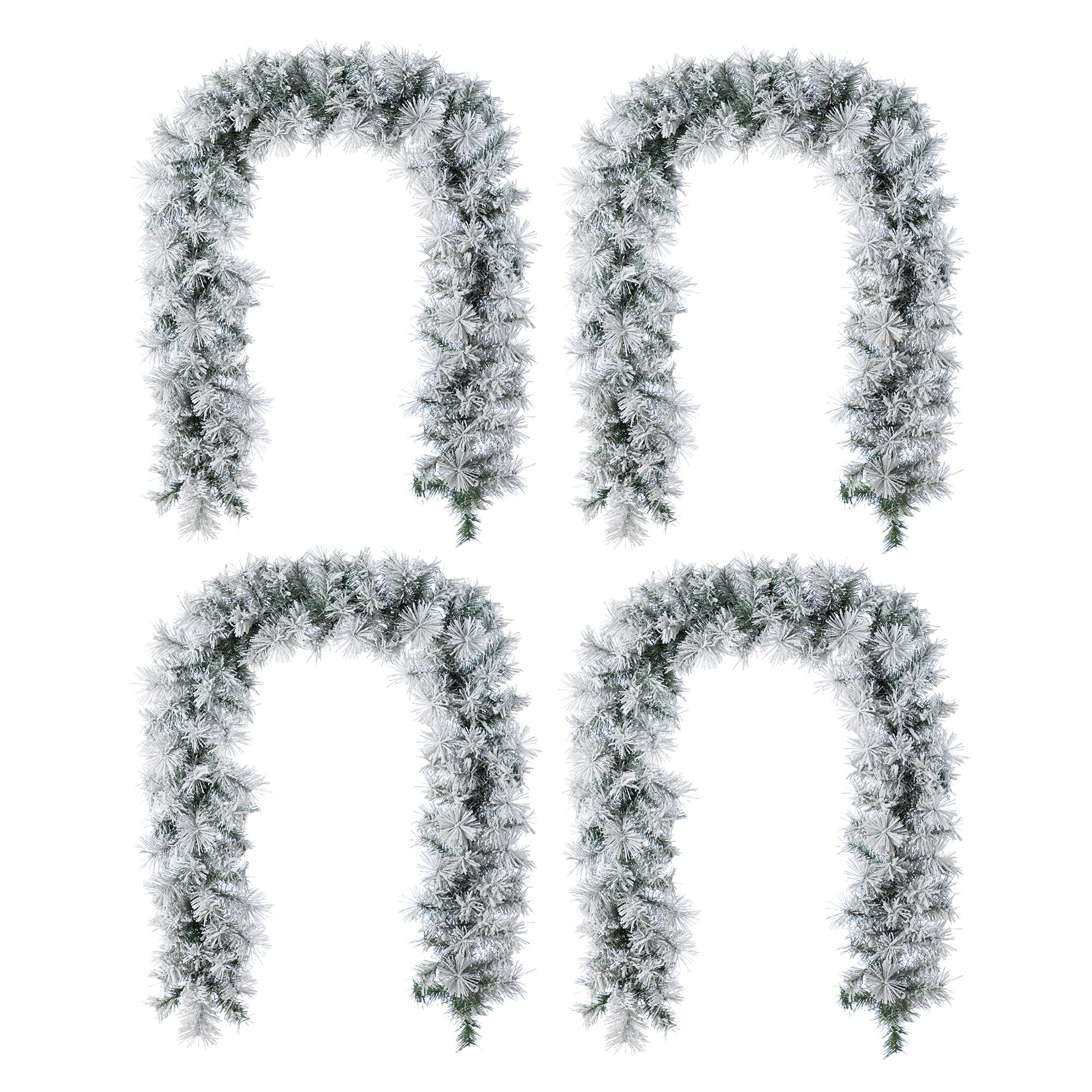 Glitzhome 2016000083 Artificial-Christmas-Garland - View #3