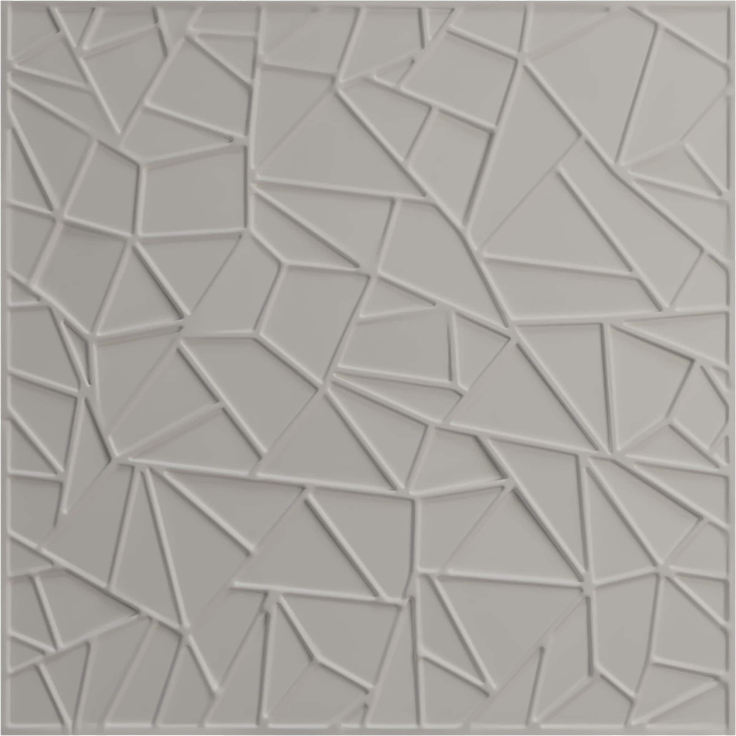 Ekena Millwork 19-5/8-in x 19-5/8-in Embossed Bright Coat Gold PVC