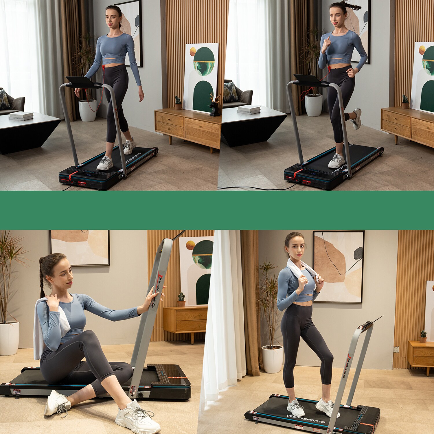 Citysports folding motorised discount treadmill