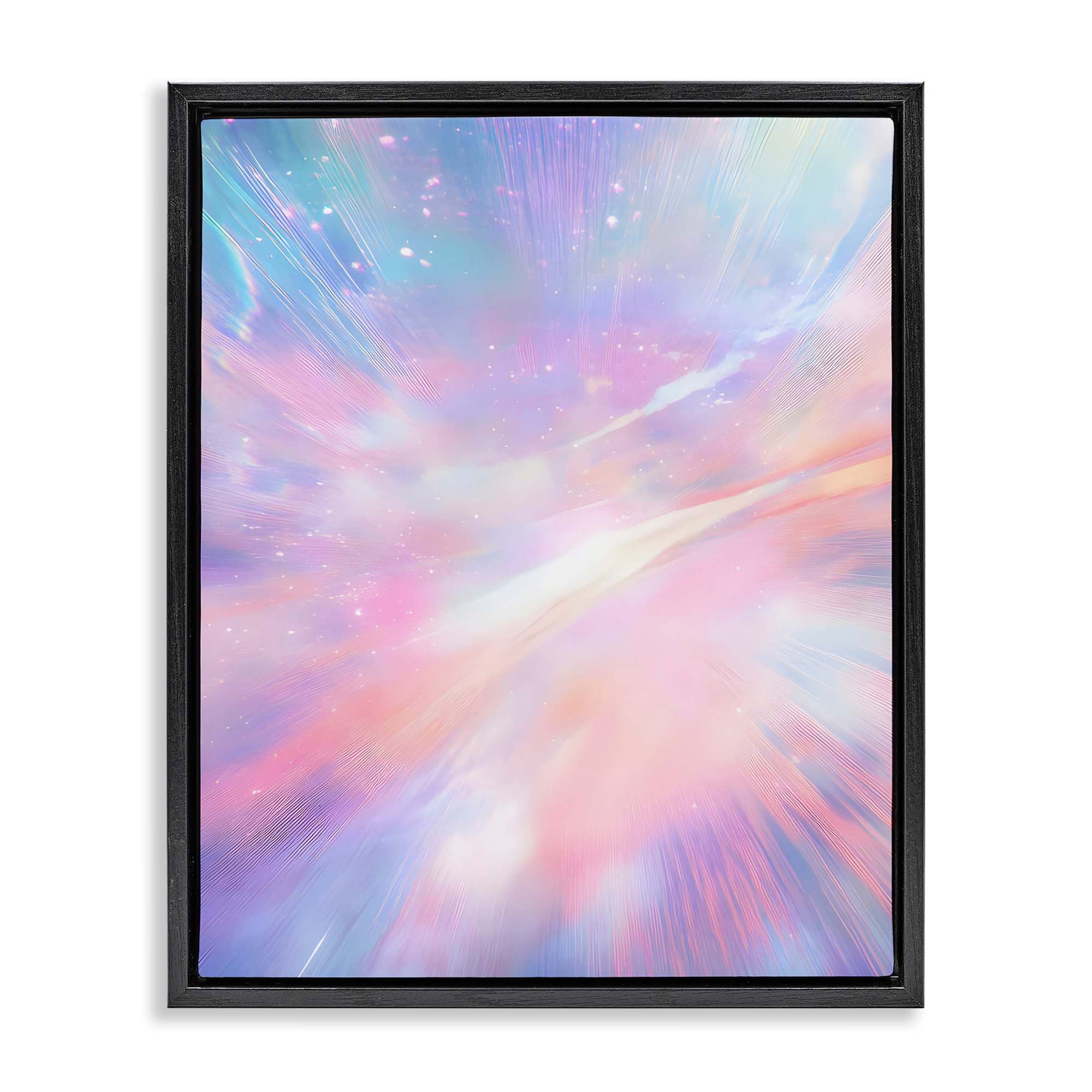 Stupell Industries BT-636-FFB-16X20 Iridescent Nebula Abstraction Floating Frame design by Franklyn Gregory