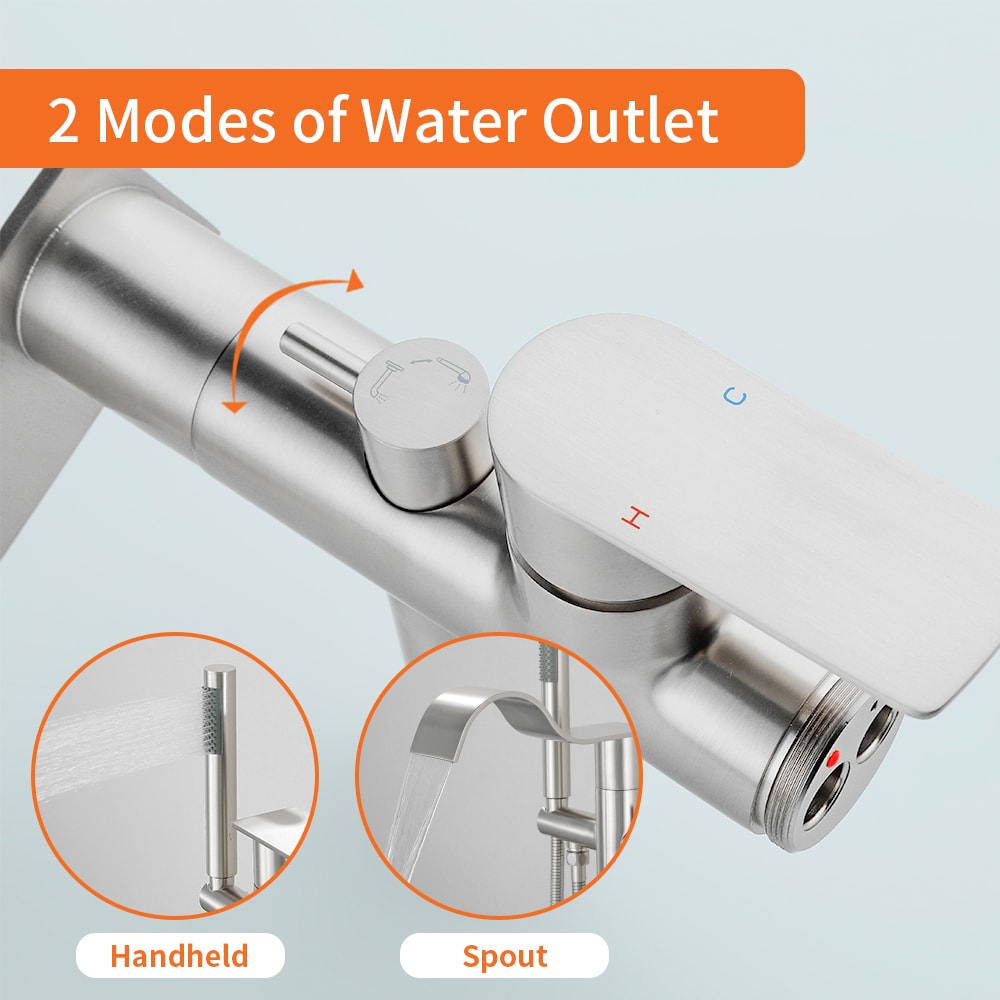 WELLFOR GSM-18016BN Roman-Tub-Faucets - View #8