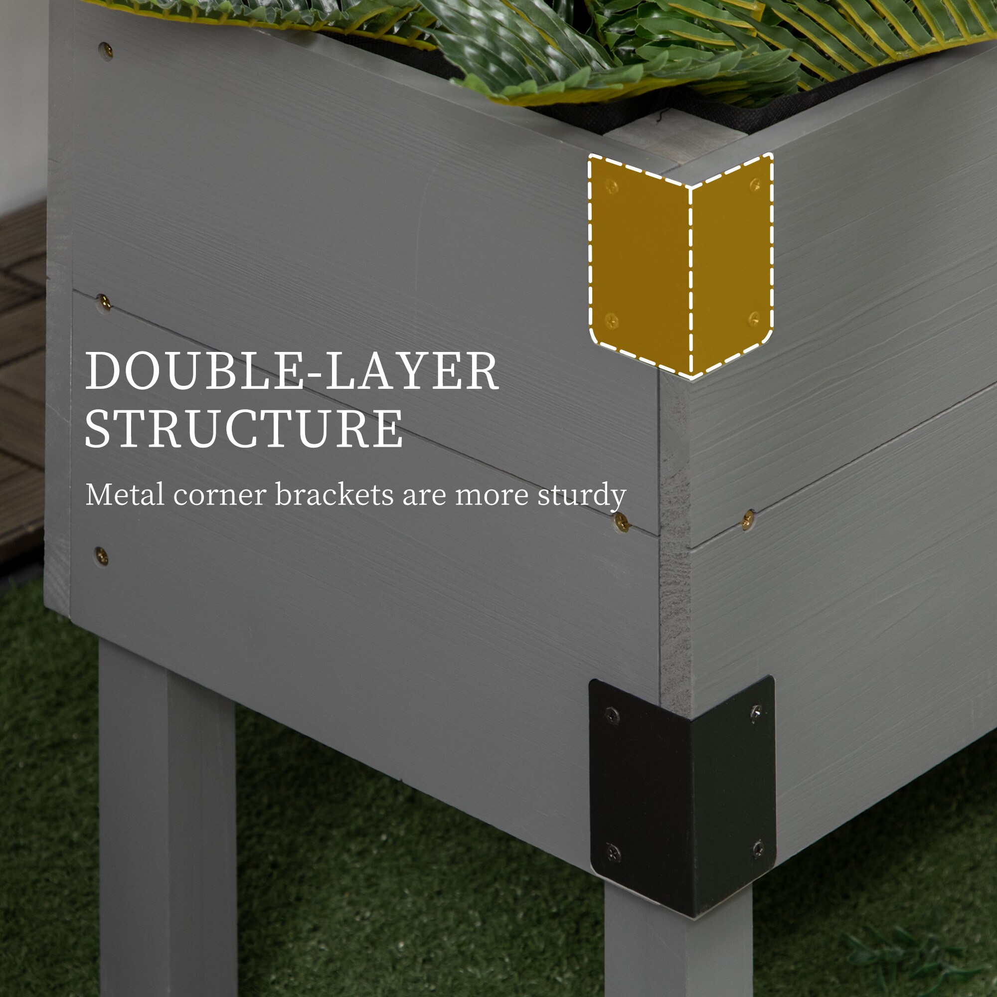 AHIOU HOME ZAAHG-P174415GB Raised-Planter-Boxes - View #5