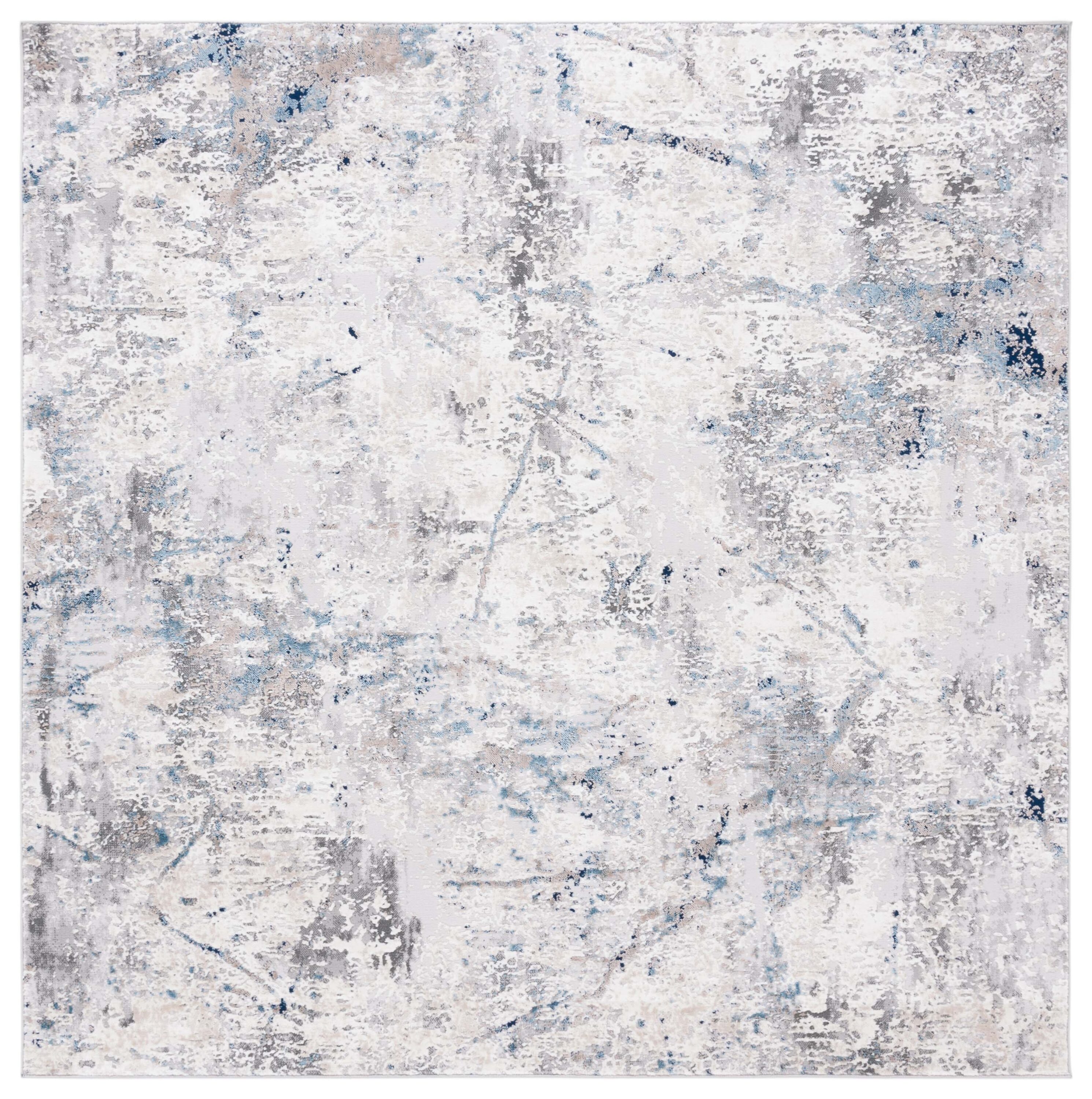 Vogue 150M Blue/Ivory 7 X 7 Area Rug