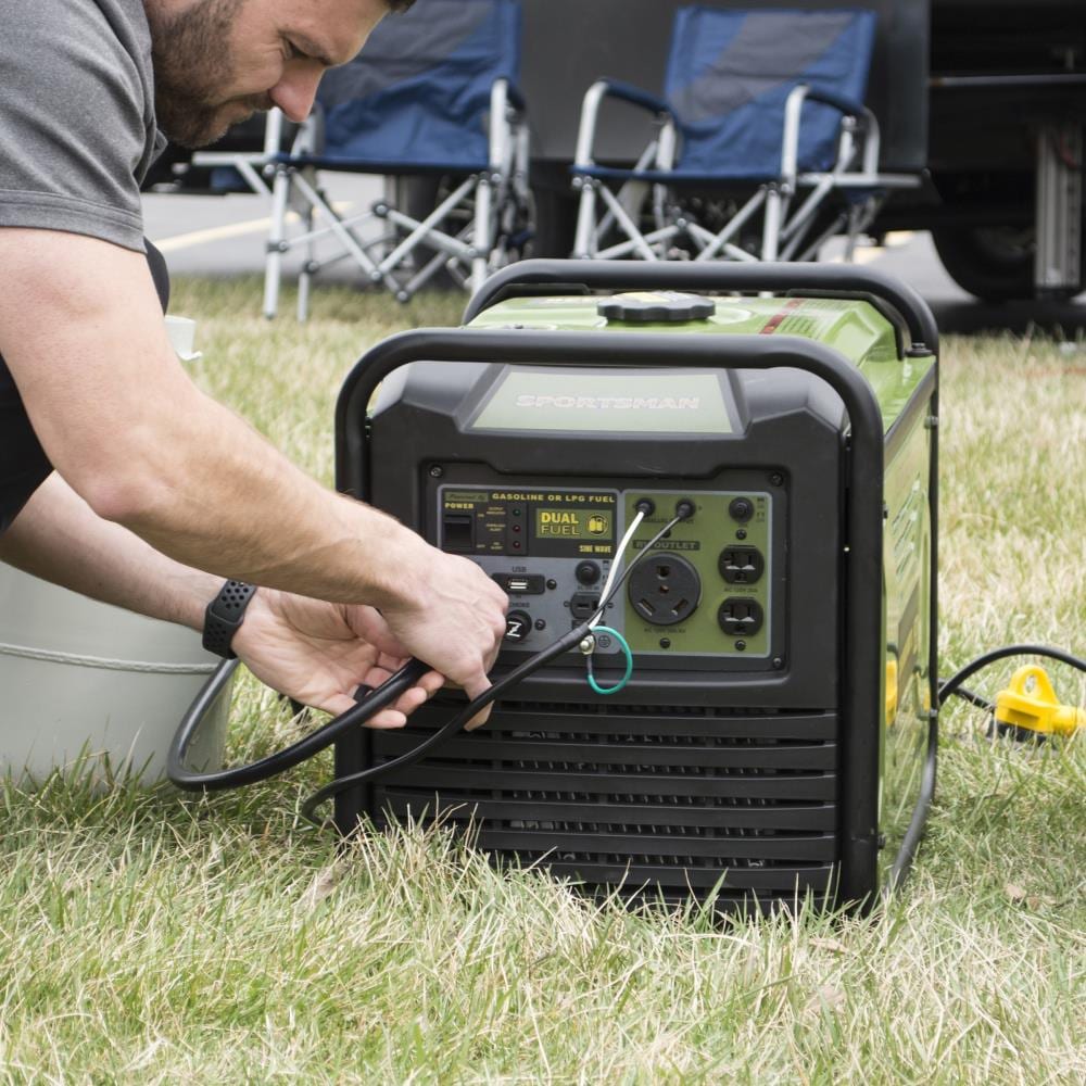 Sportsman 3500-Watt Dual Fuel (Gasoline/Propane) Inverter Generator at ...