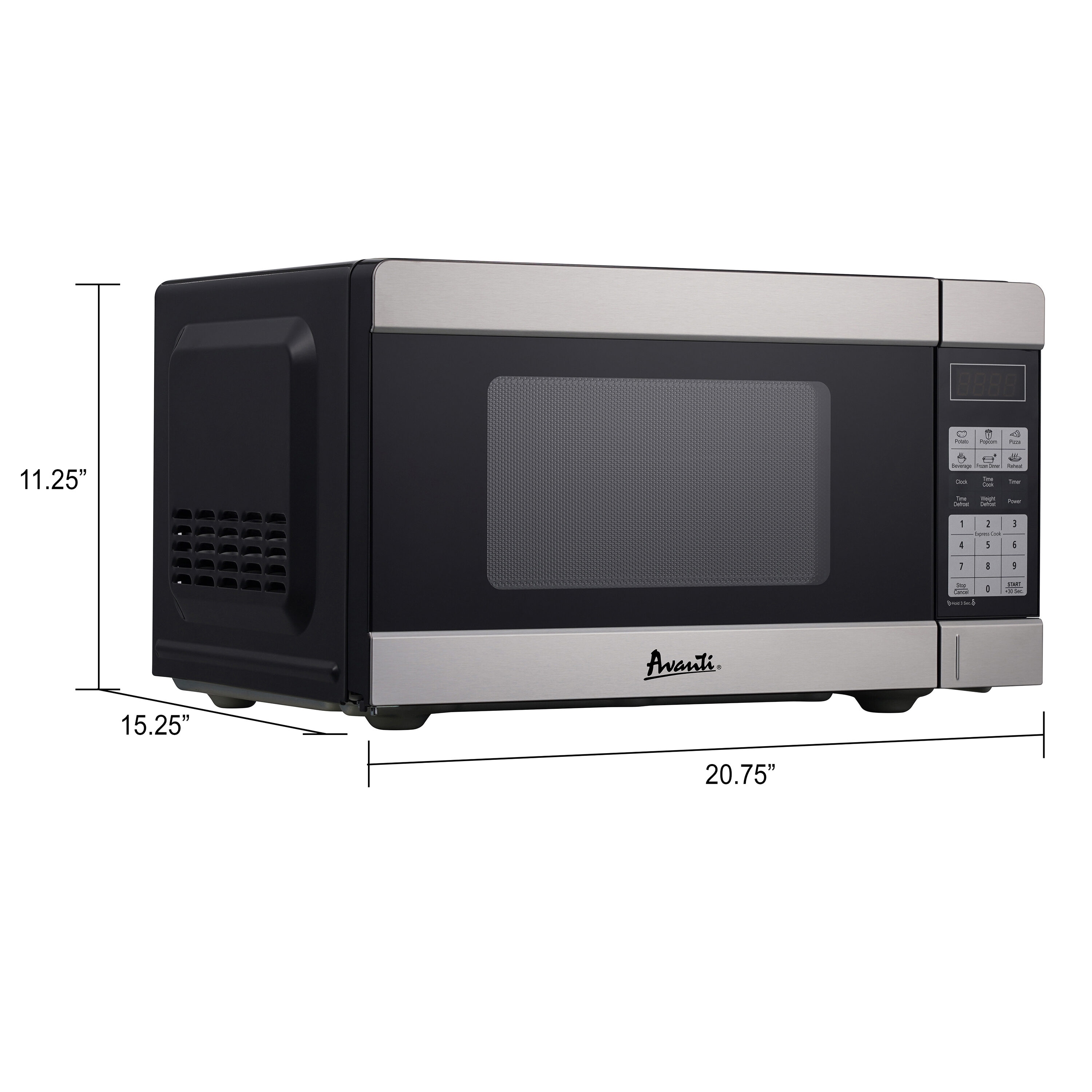 BLACK+DECKER 0.9 cu ft 900W Microwave Oven - Stainless Steel 1 ct