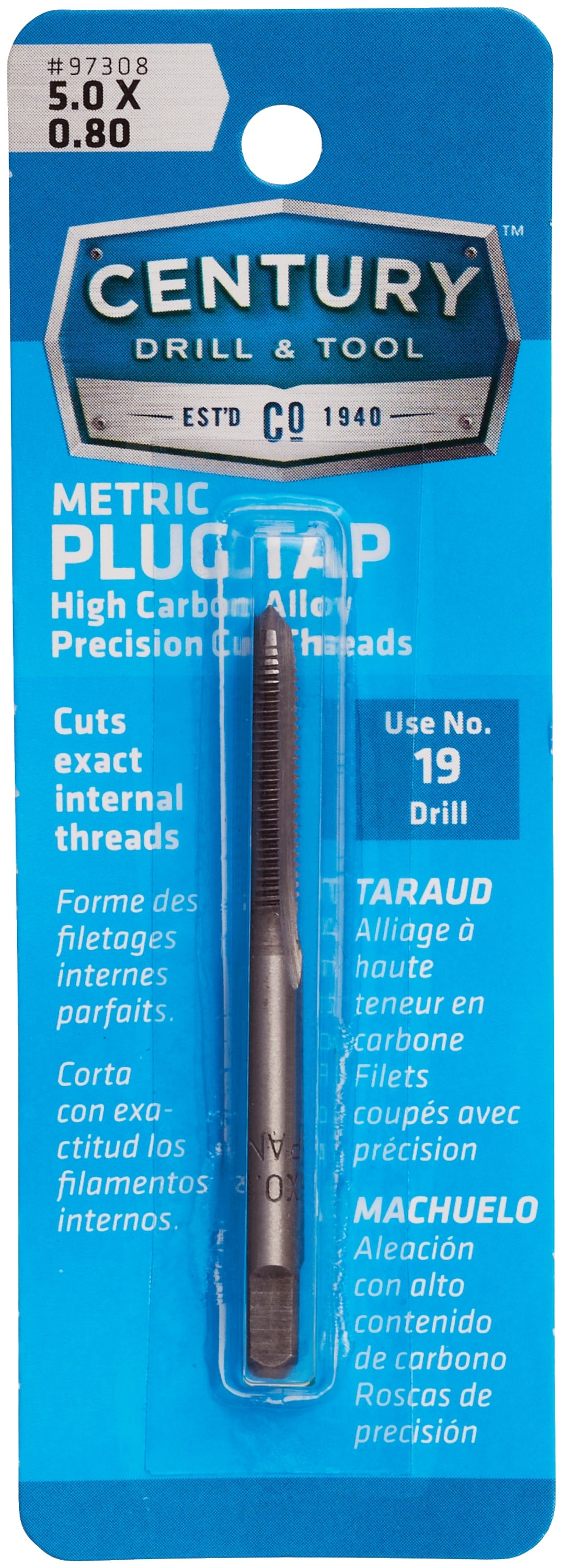 Century Drill & Tool Drill Tool Metric Plug Tap #97308