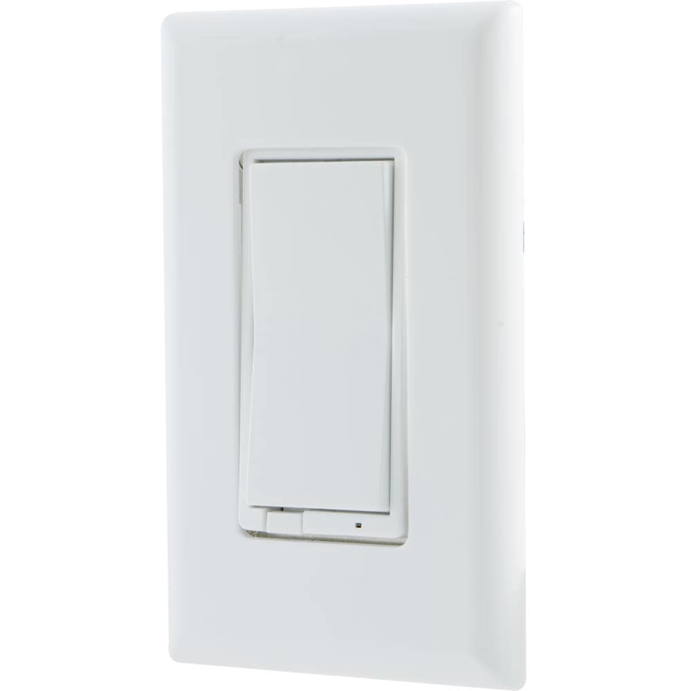 GE 3-way/4-way LED Rocker Light Dimmer, White in the Light Dimmers ...