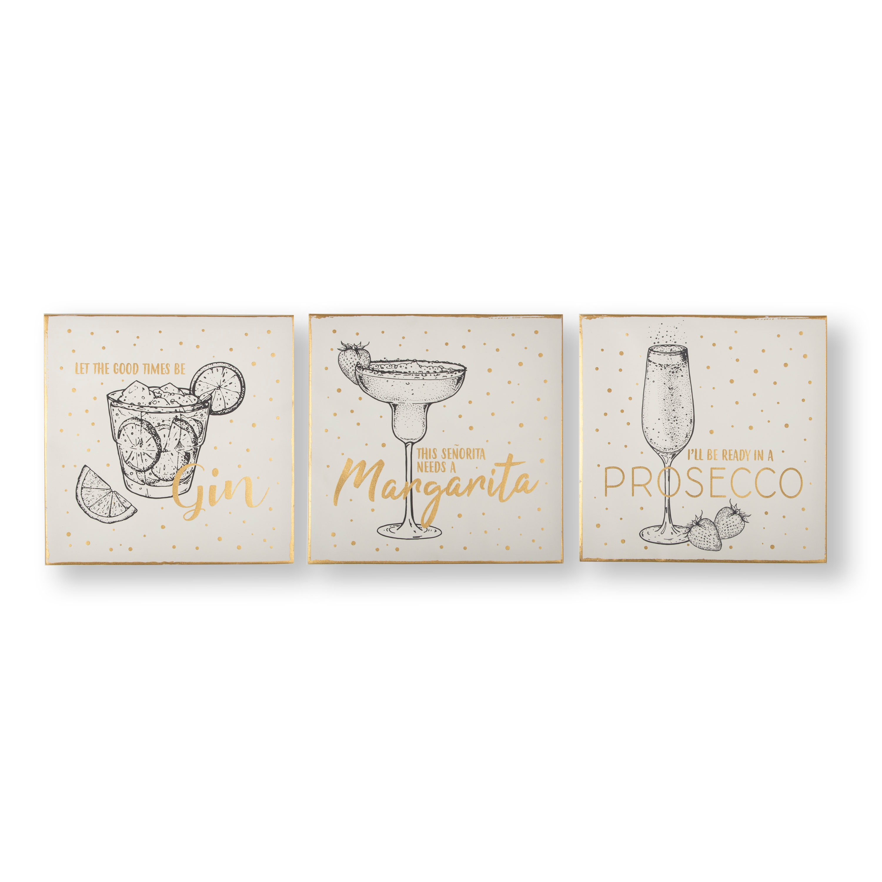 Graham & Brown 107224 Drinks Collection 11.8-in H x 11.8-in W Figurative Print on Canvas