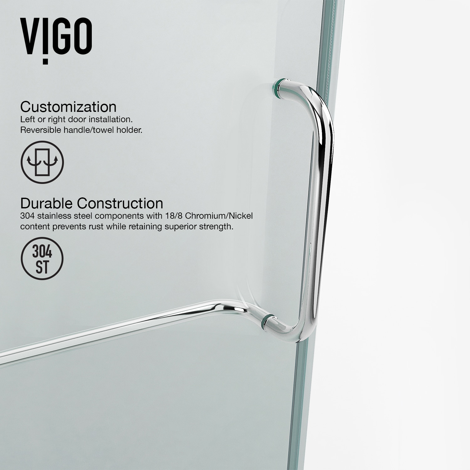 VIGO VG6062CHCL36 Shower-Doors - View #8