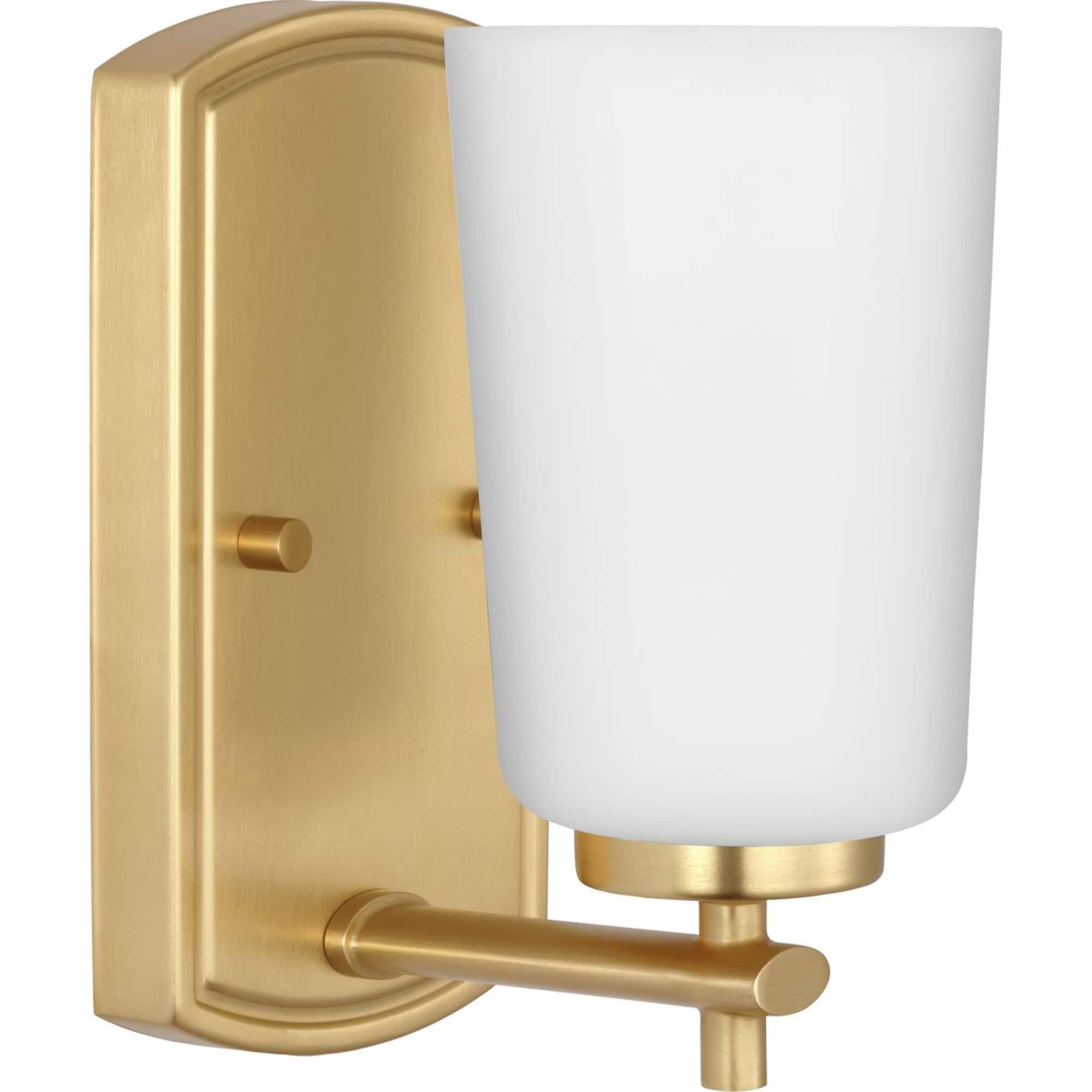 Progress Lighting P300465-012 Adley 4.5-in 1 -Light Satin Brass Transitional Vanity light