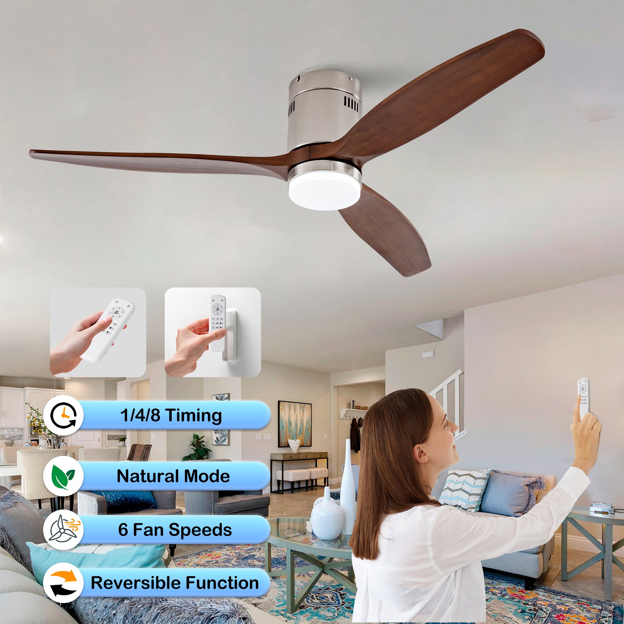 Sevenine 52LS3P30SNWDX2 Ceiling-Fans - View #14