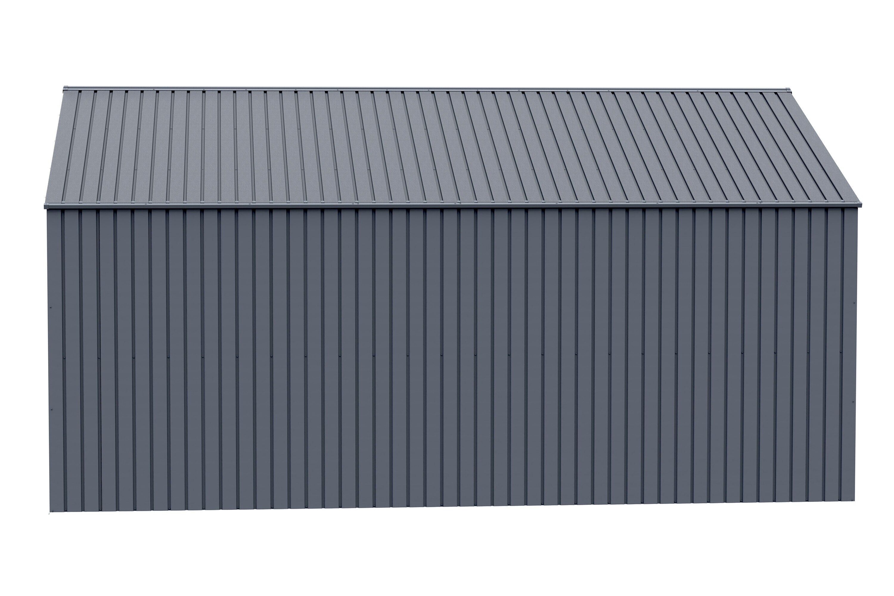 Elite 12' x 16' Anthracite Steel Storage Shed Kit