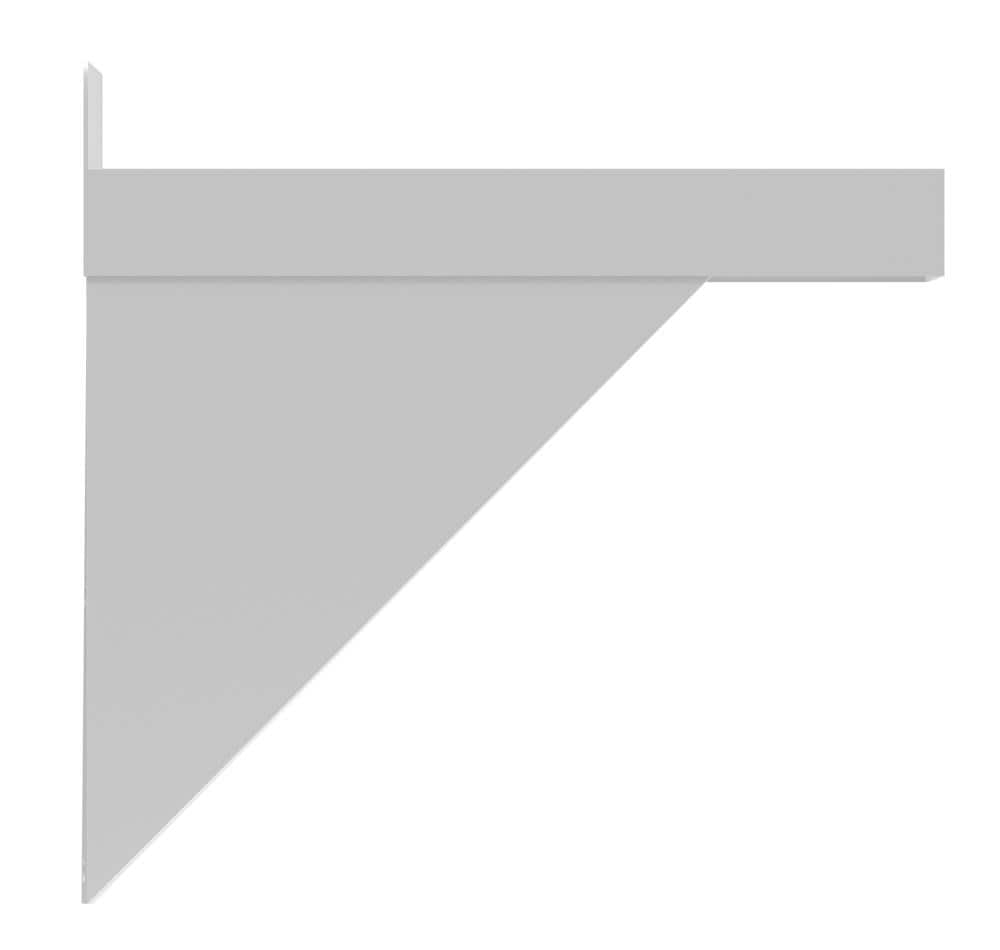 Heavy Duty 60" Stainless Steel Wall Shelf with Backsplash