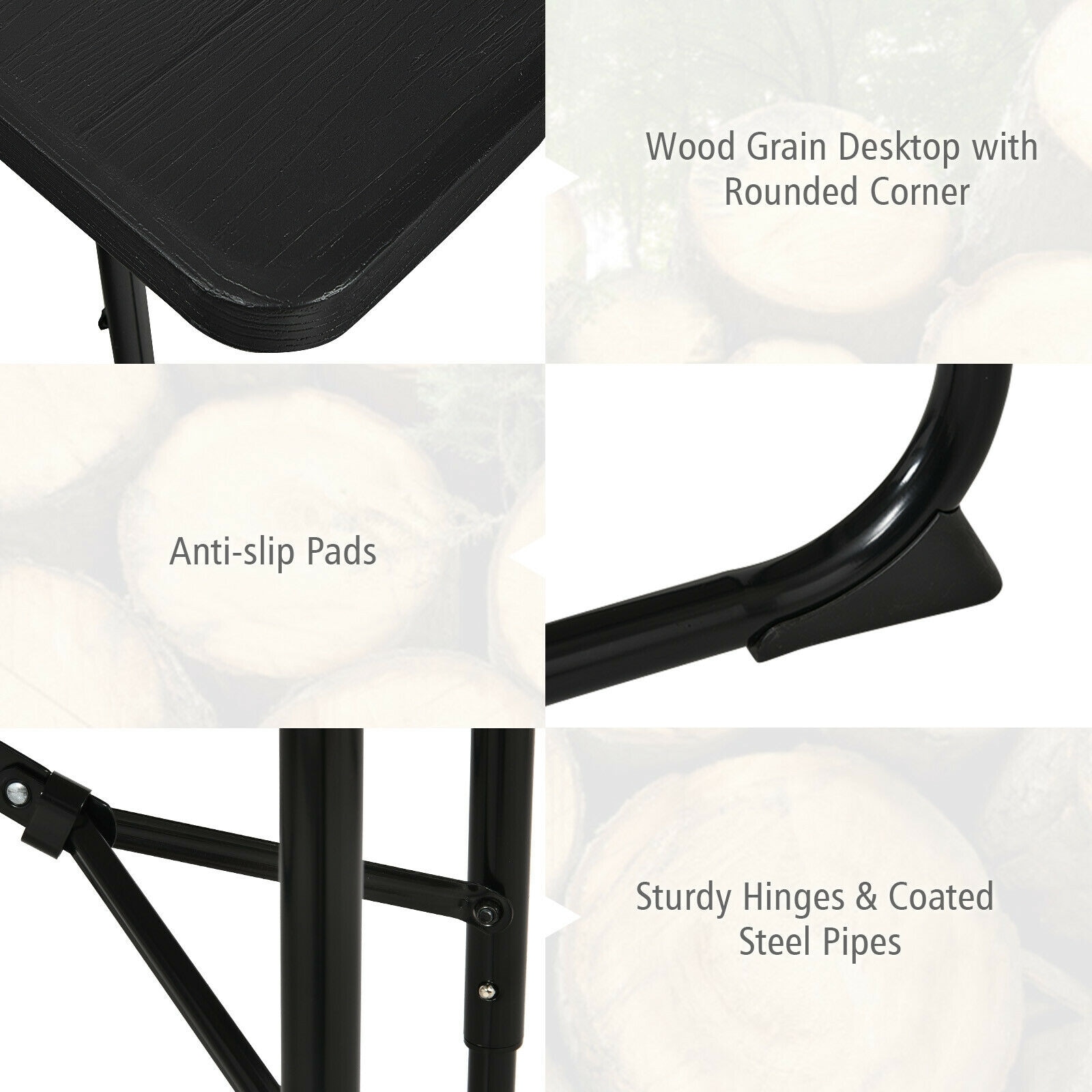 Forclover HYFL-72BK Picnic-Tables - View #6