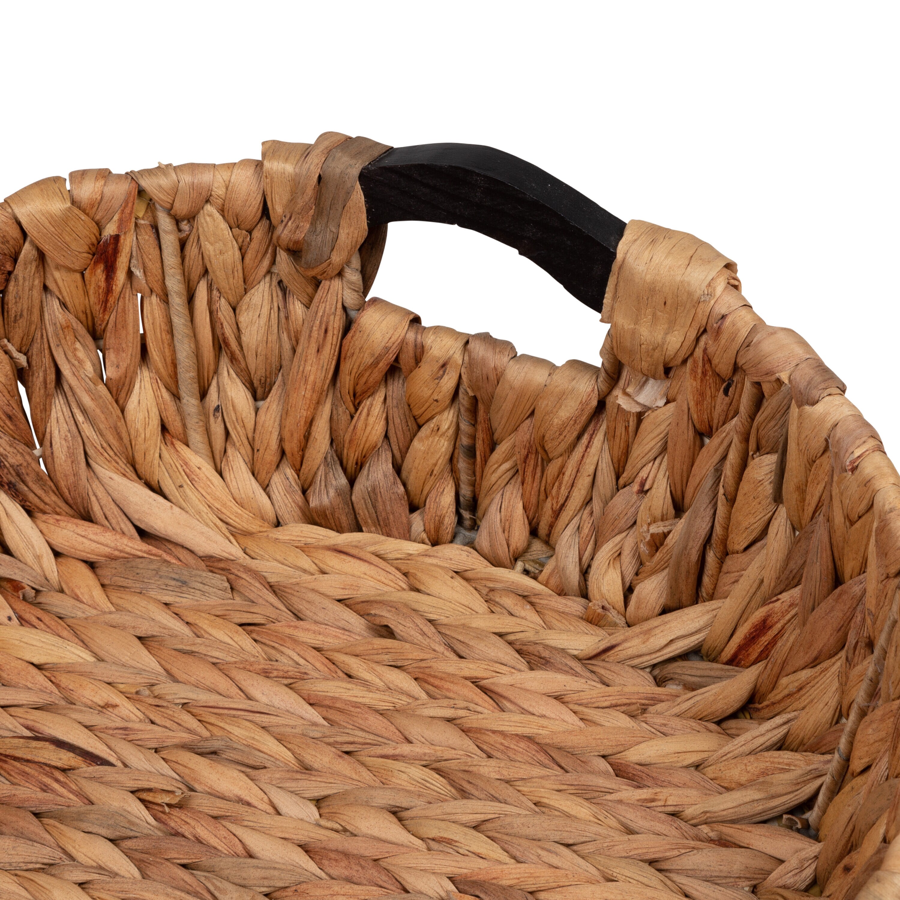 Honey Can Do 18.5 x 22 Natural Water Hyacinth Storage Baskets