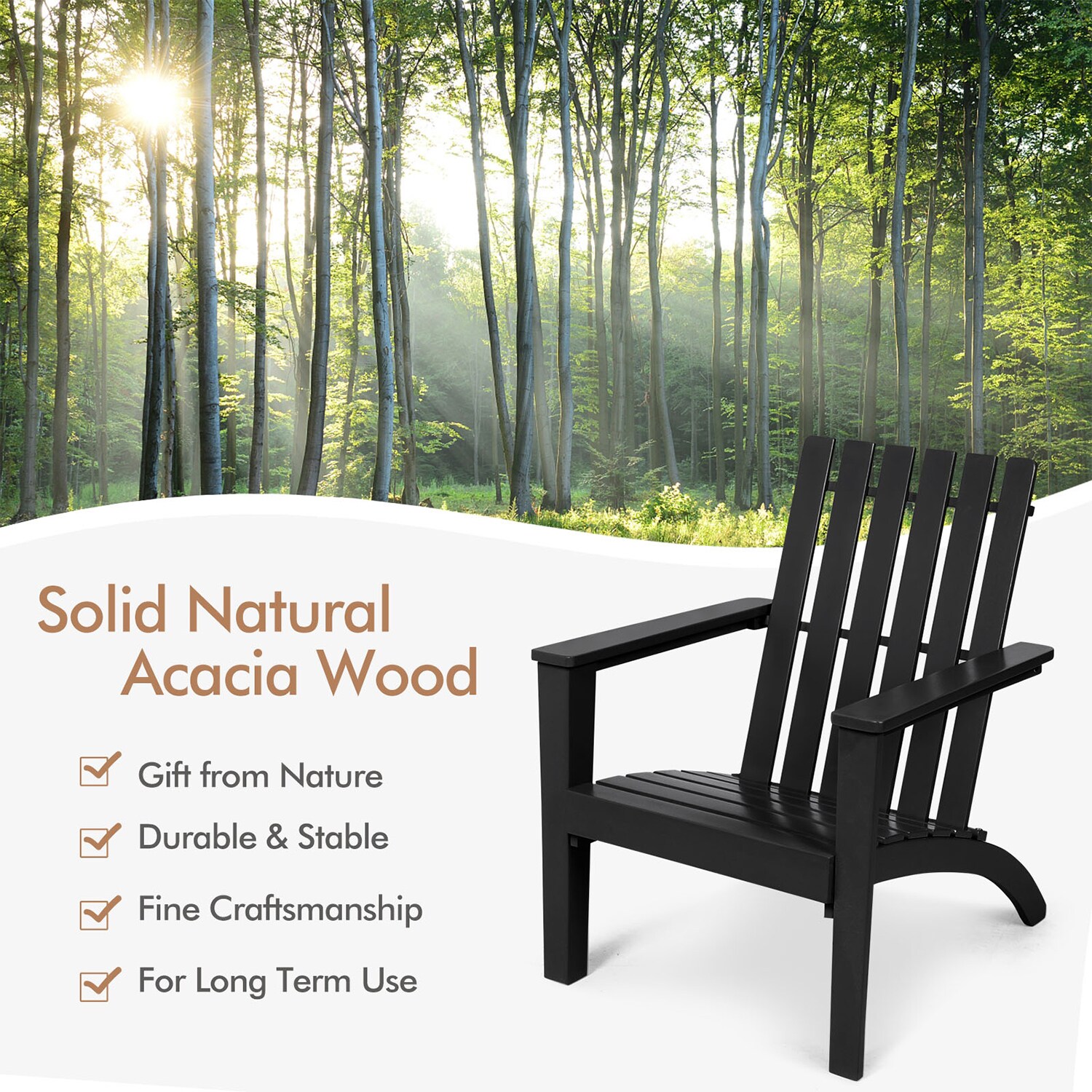 Forclover HYFC-0602BK Patio-Chairs - View #8