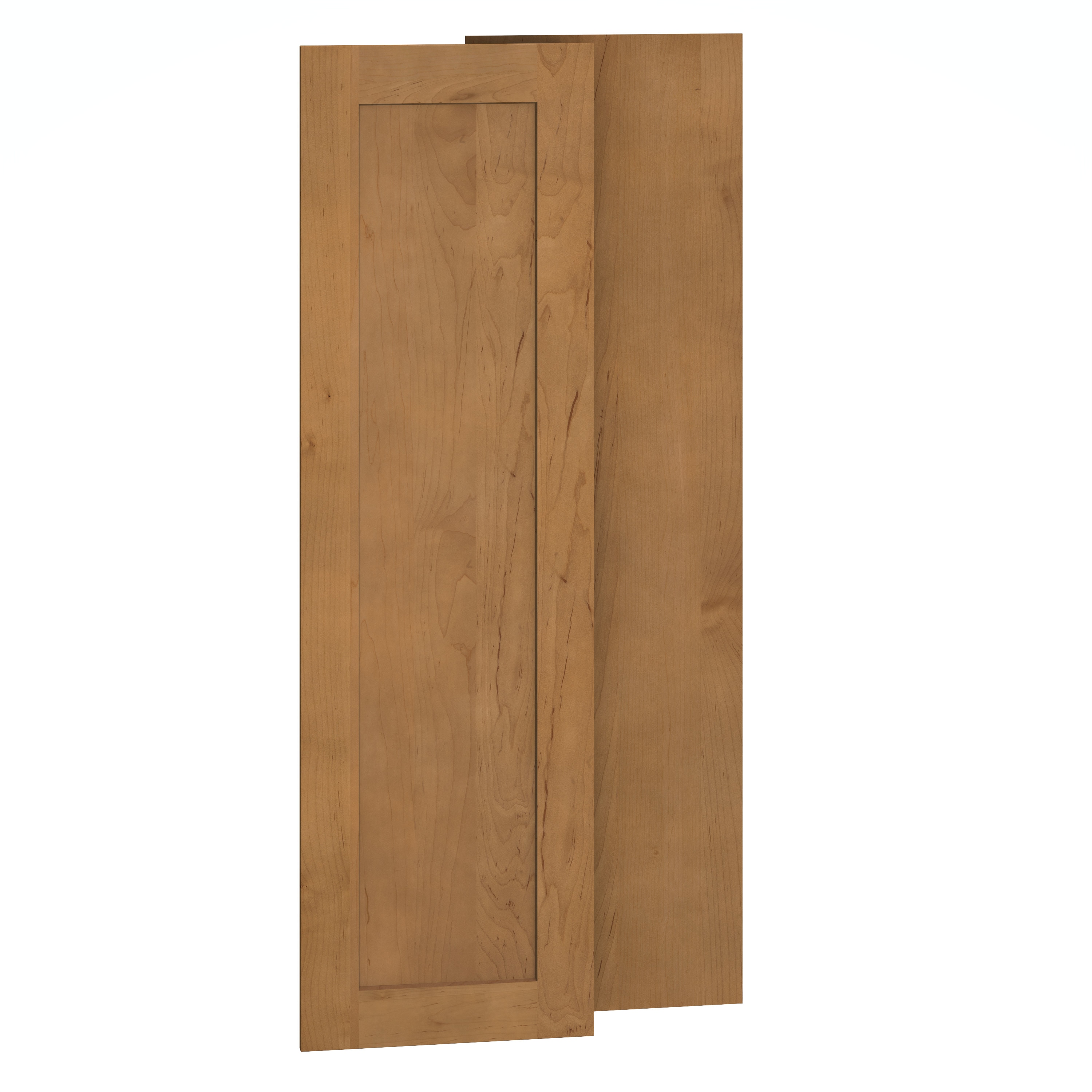 Diamond Express 62L-WED1239 Jamestown Cabinet End Panel 12-in W x 39-in H x 0.75 D Sahara Brown Stained (Wall Cabinet Door Panel Kit)