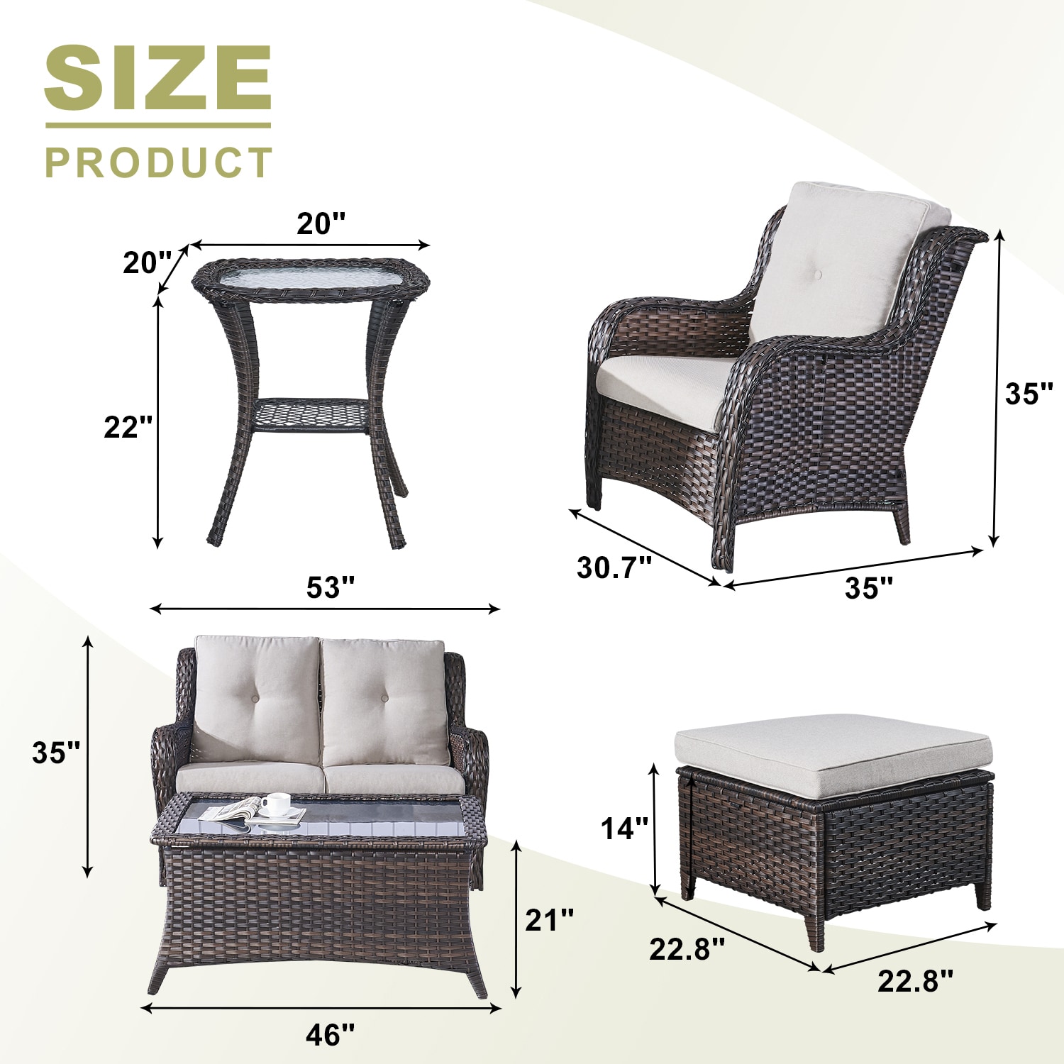 Rilyson FS038018025006014-2 Patio-Conversation-Sets - View #4