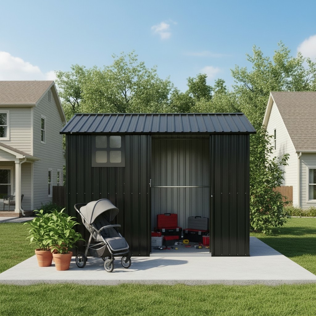Poinic CURDS-S00083-1350 Metal-Storage-Buildings-Sheds - View #10