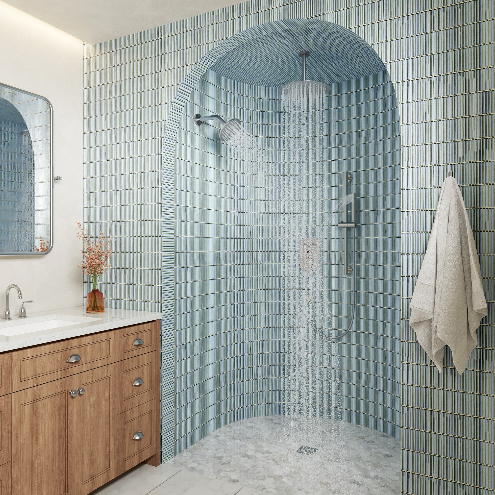 CASAINC KCHS0004-12BG Showerhead-Bar-Panels - View #4