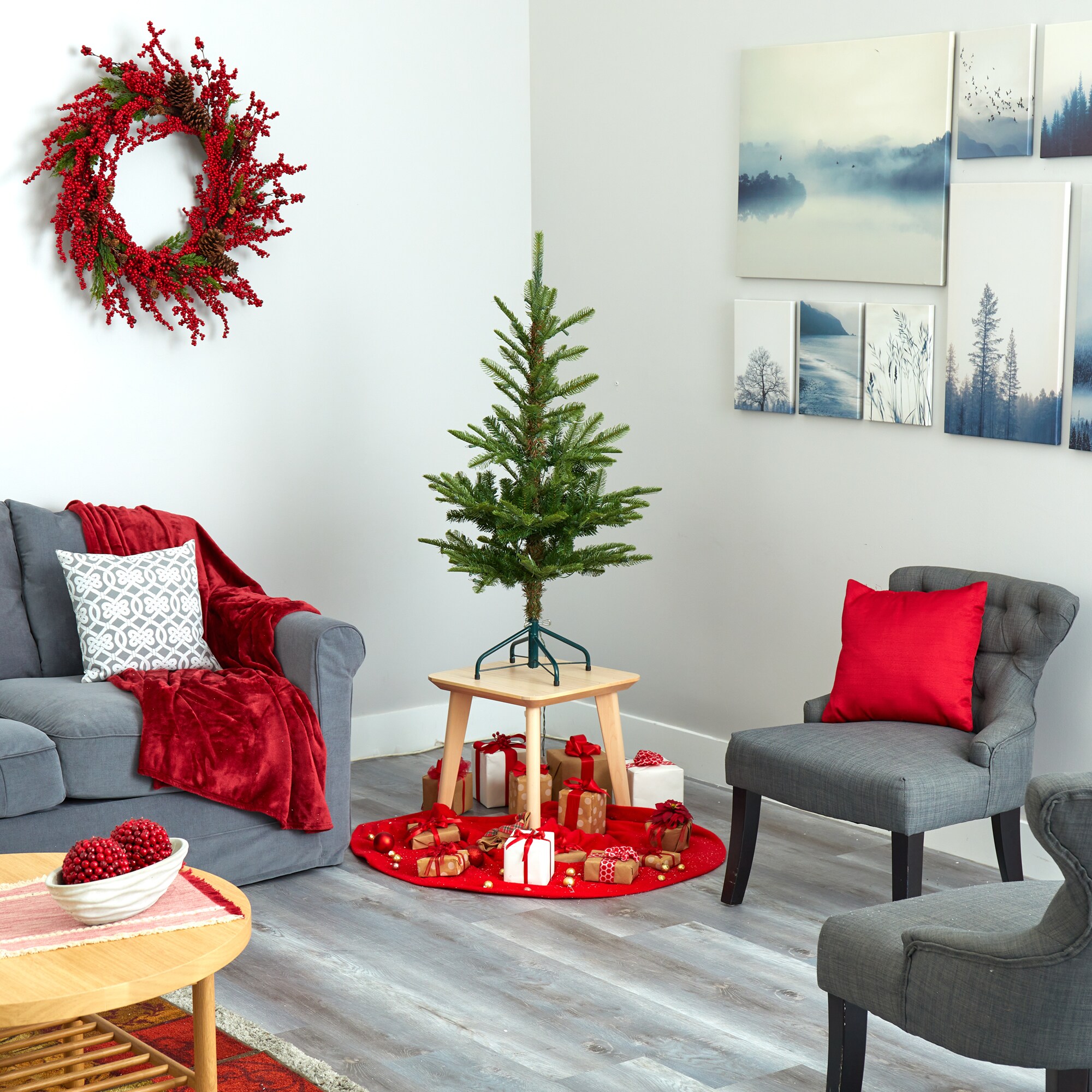 Nearly Natural T1882 Artificial-Christmas-Trees - View #8