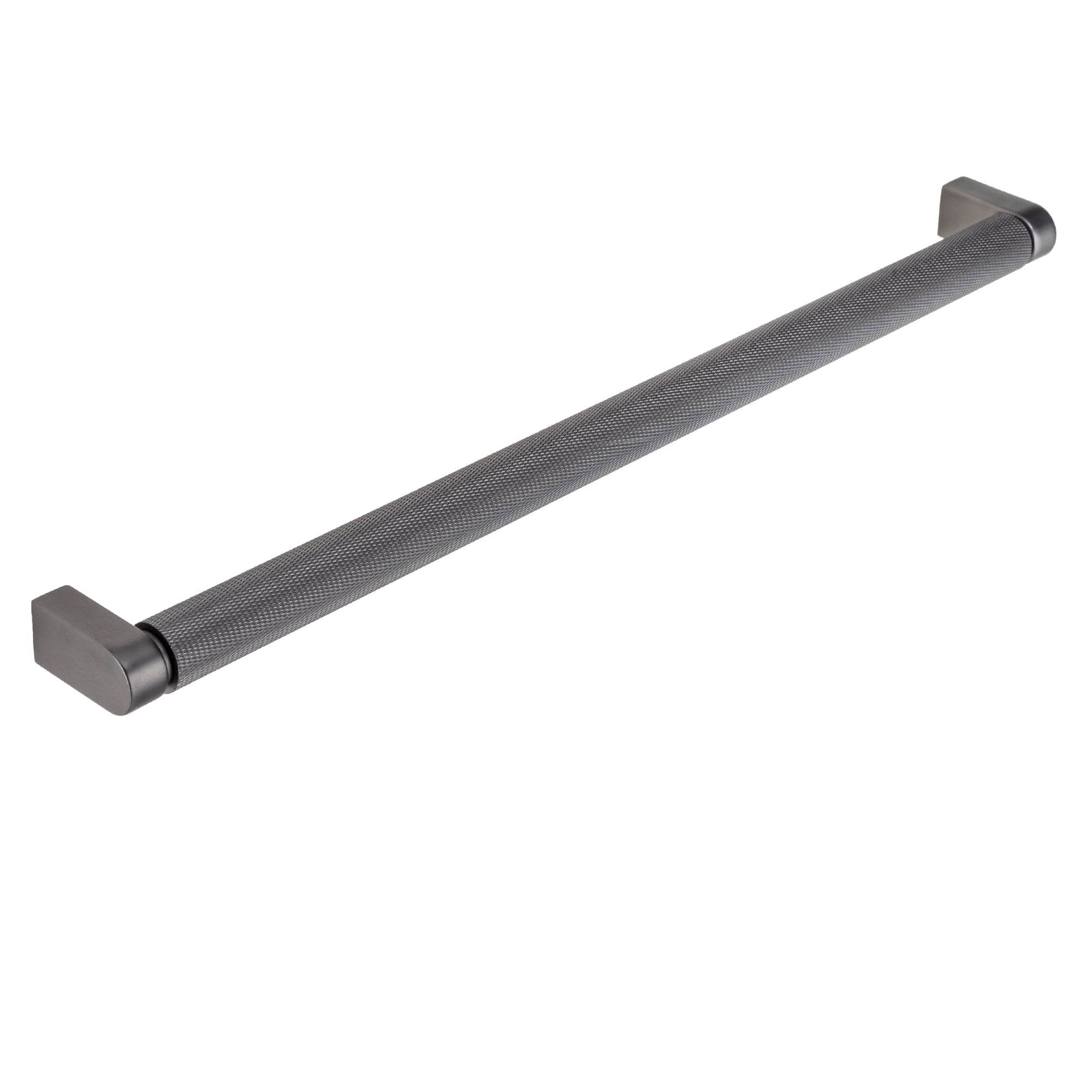 Sumner Street Home Hardware RL063151 Kent Knurled 12-in , 305mm Center to Center Black Nickel Cylindrical Bar