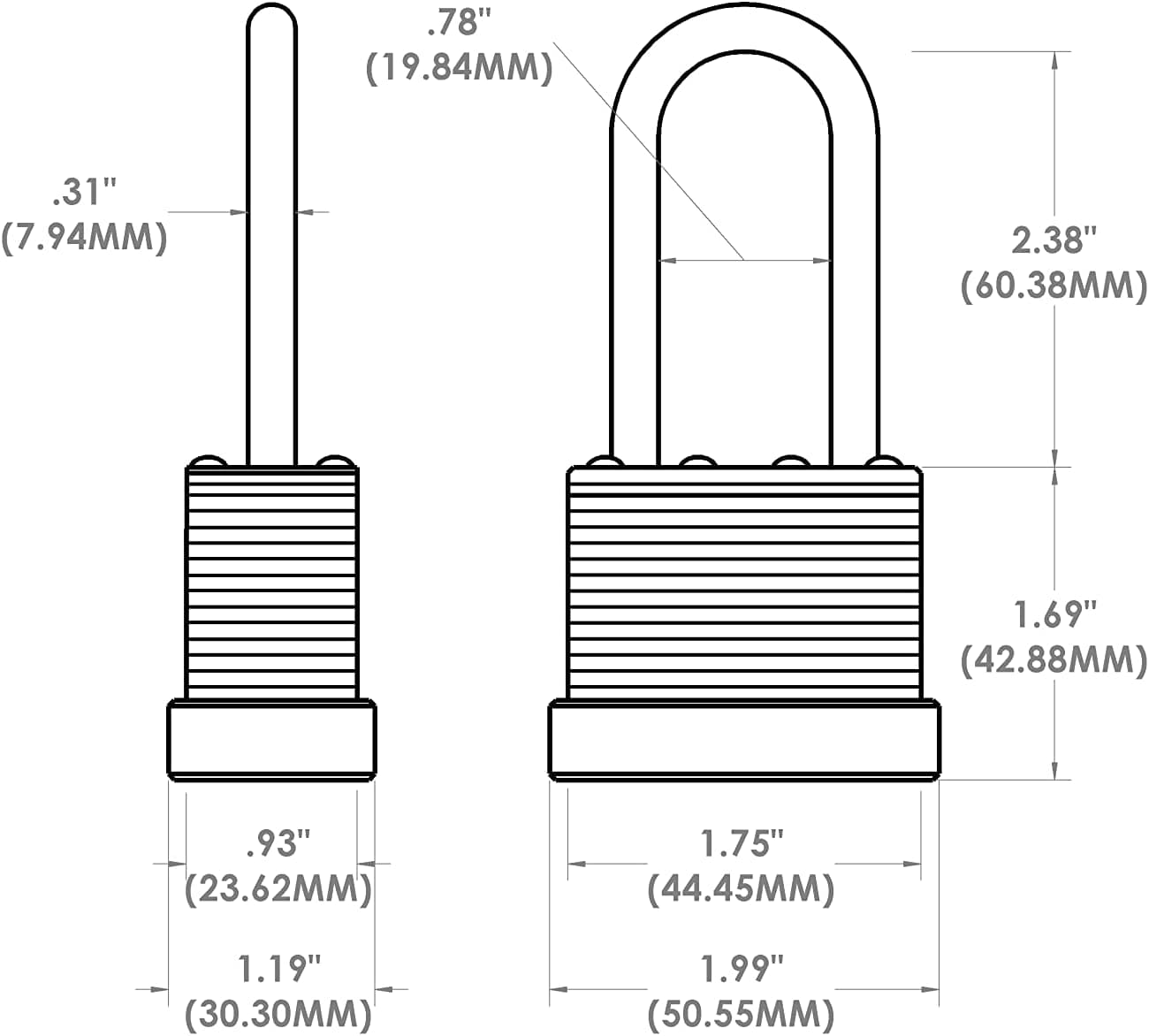 Brinks 677-44052 Padlocks-Locks-Cables - View #6
