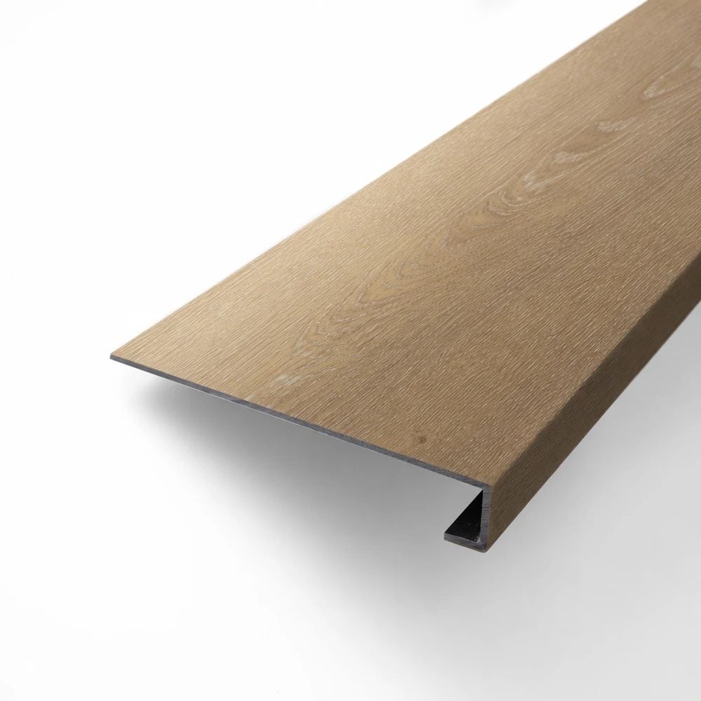 Flooret Flooret Modin LVP 48-in TrueStep Square Stair Tread - Sutton, All-in-One Tread, Made from a Real Plank, Waterproof, Scratch-Resistant and Easy to Install, Seamless Finish for Stairs