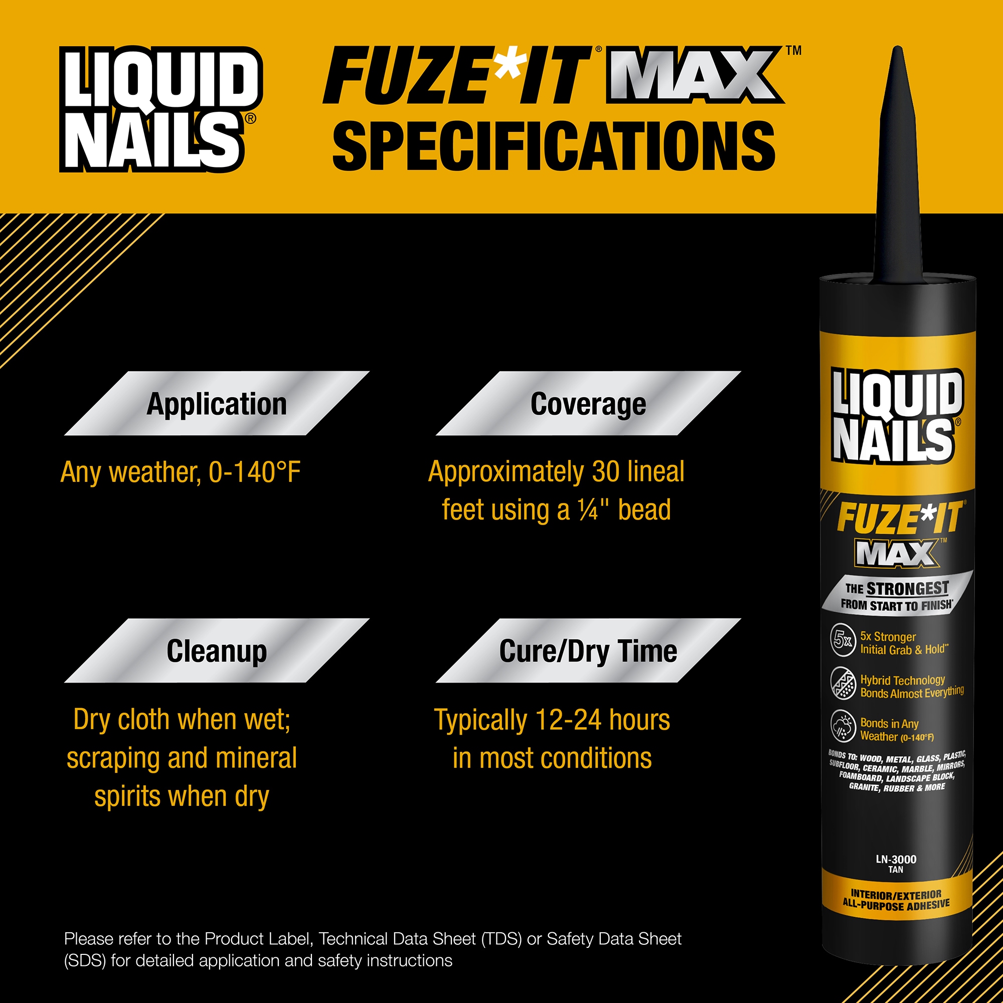 LIQUID NAILS LN-3000 Construction-Adhesive - View #5
