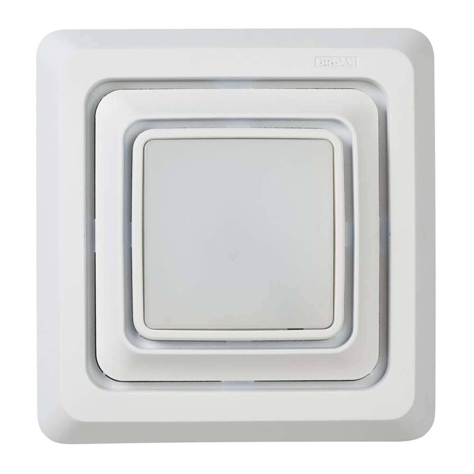 Broan-NuTone  FG600S LED Lighted Square Grille for Bathroom Vent Fans White