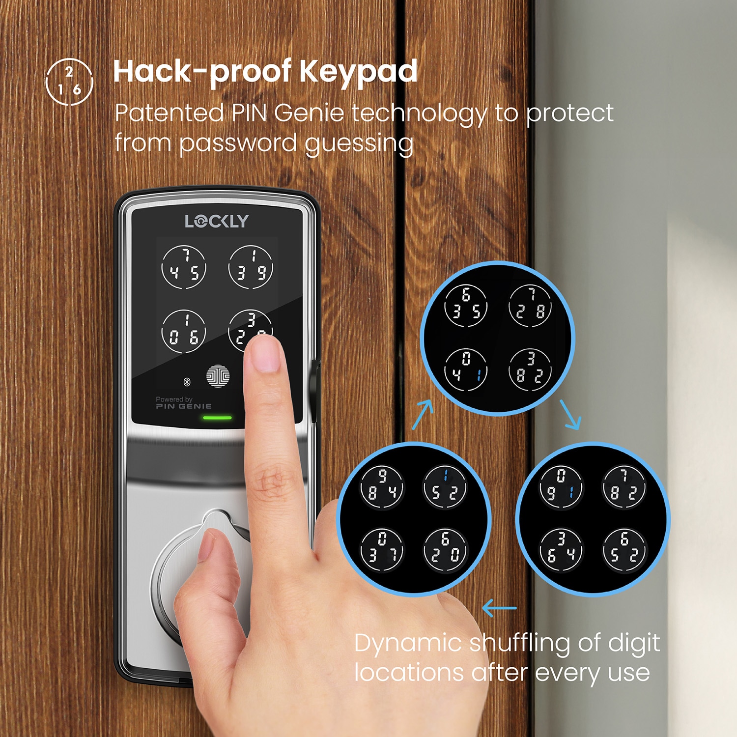 Lockly PGD 728F SN Electronic-Door-Locks - View #3