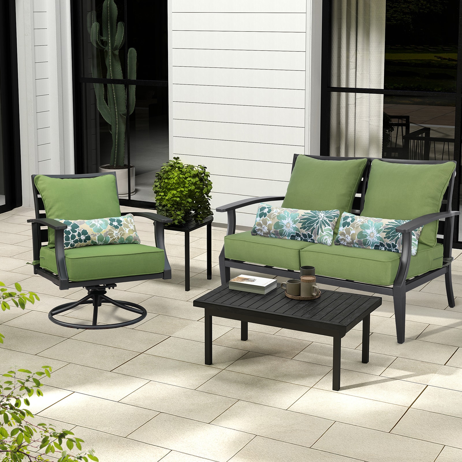 Aoodor A051-PGNGN Patio-Furniture-Cushions - View #6