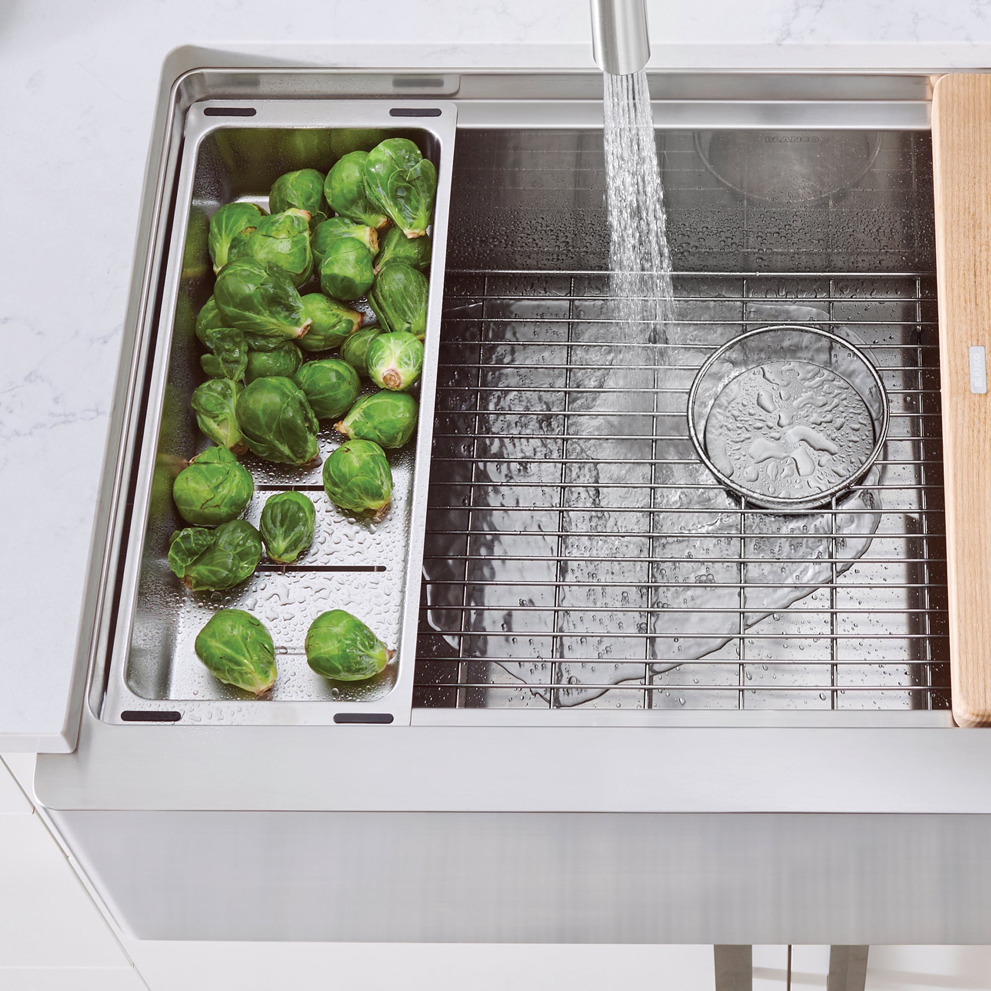 BLANCO Quatrus Stainless Steel Colander in the Colanders department at ...