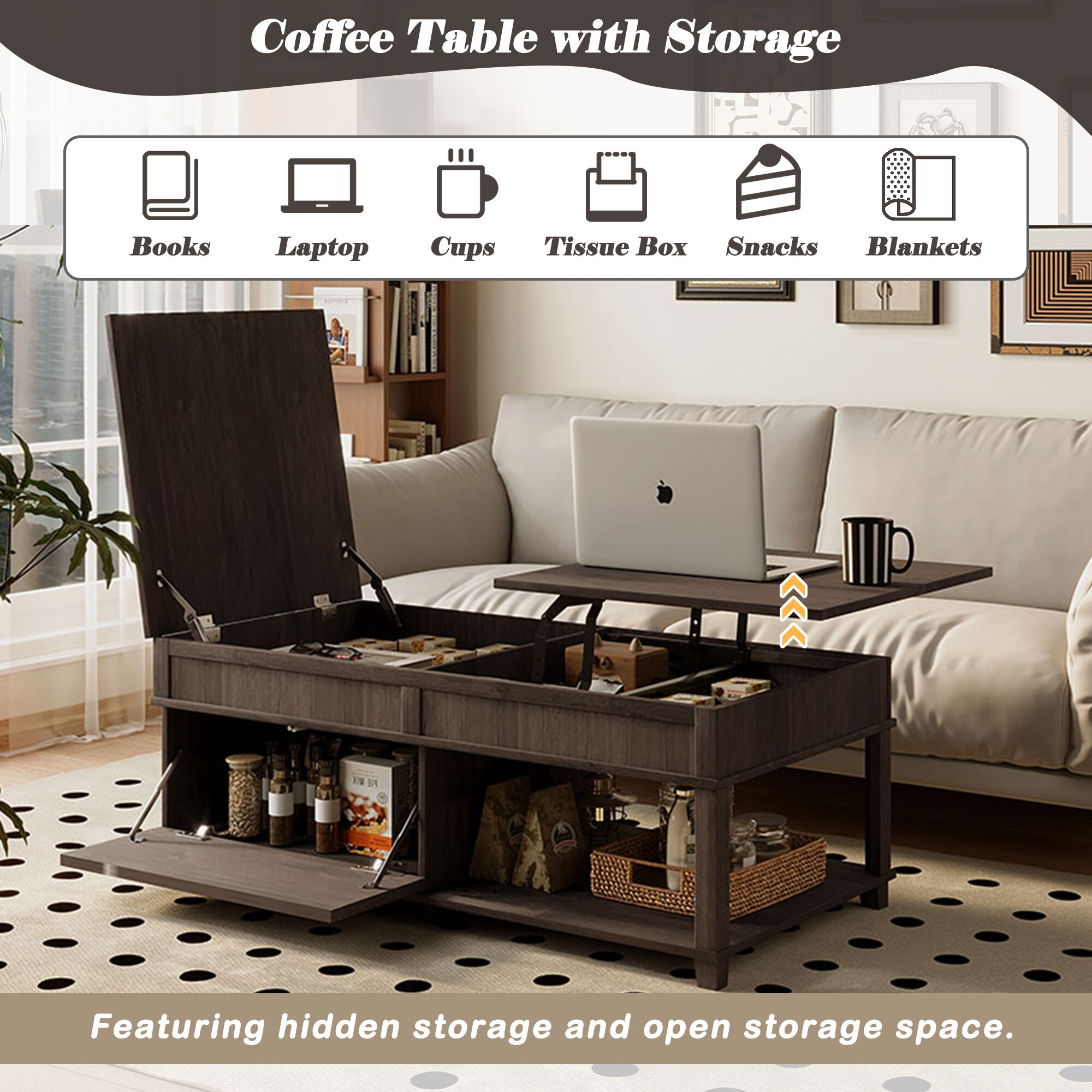 ModernLuxe L3P-N724P401355D Coffee-Tables - View #5