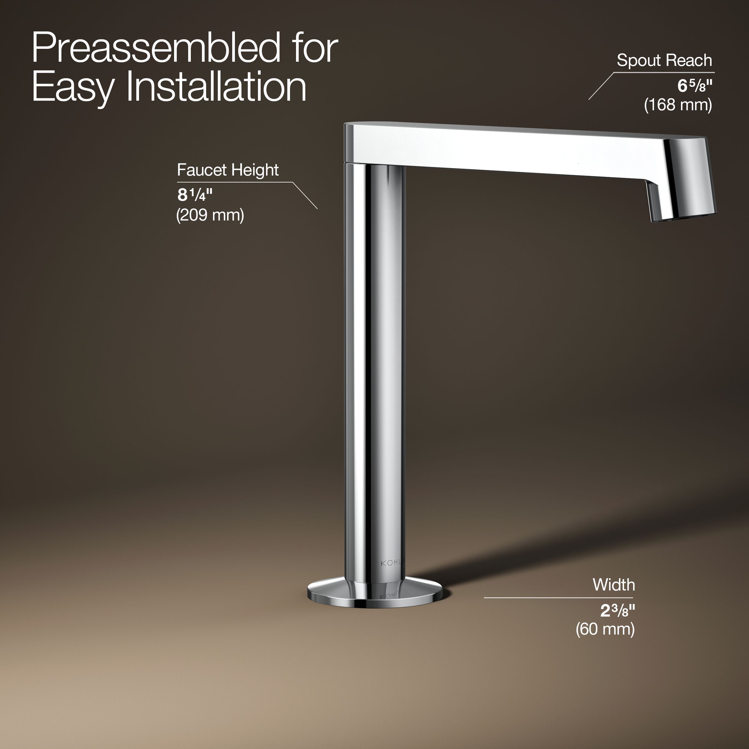 KOHLER K-77969-CP Lavatory-Faucets - View #3
