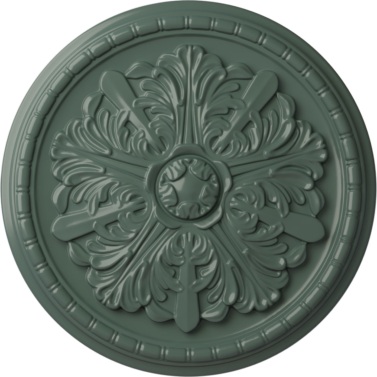 Ekena Millwork CM17WACBF Washington 17.125-in W x 17.125-in L Painted Cloud Burst Polyurethane Whole Ceiling Medallion