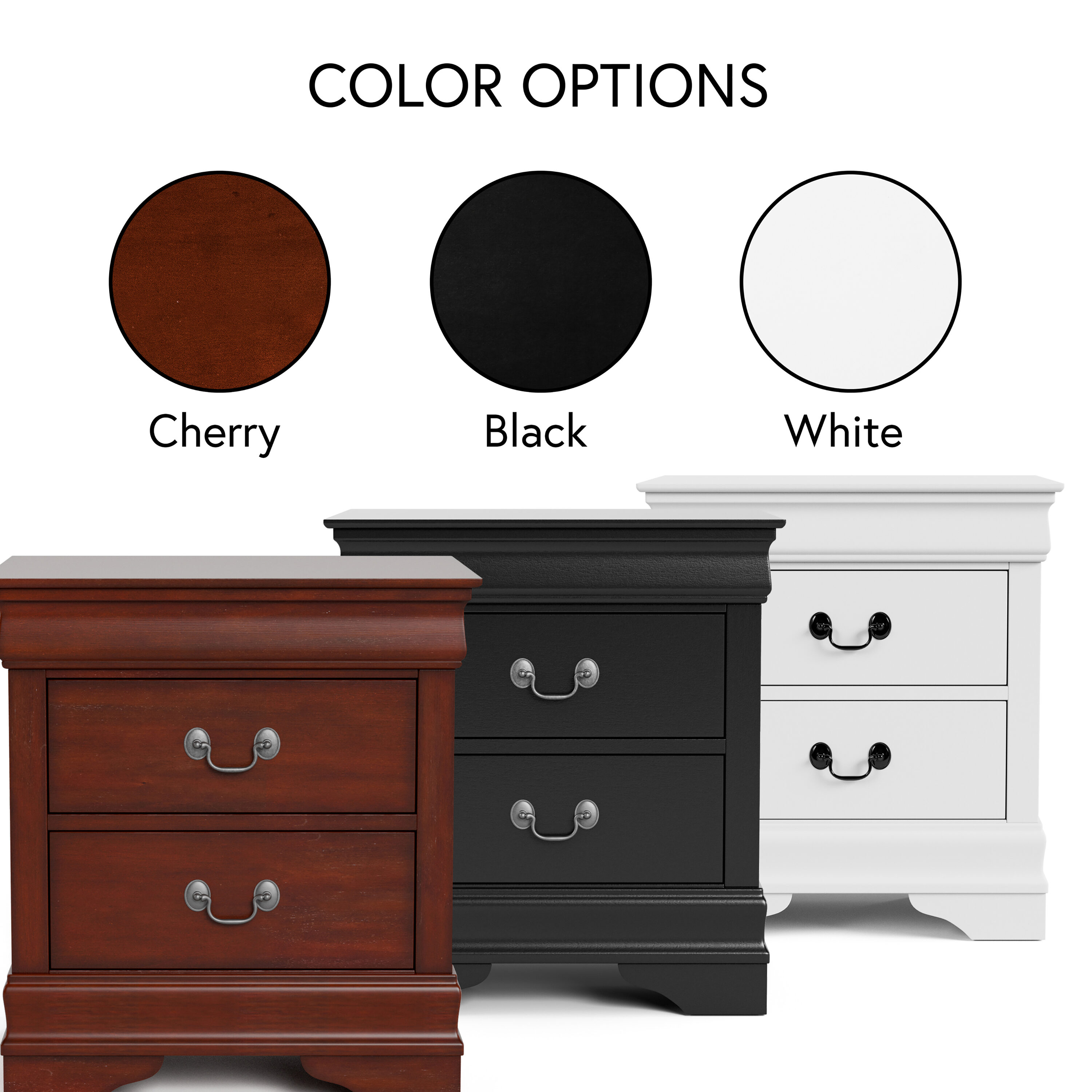 Furniture of America EC-7866BK-2NS nightstands - View #12