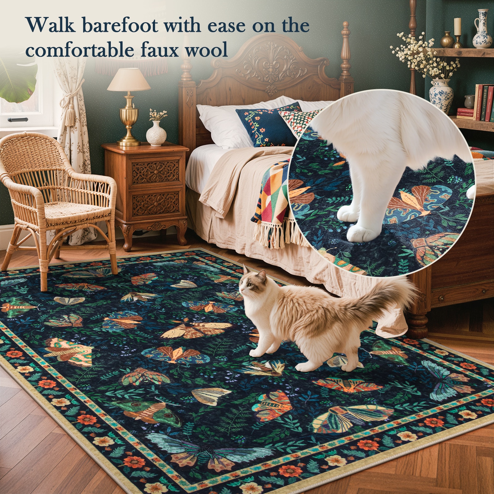 Lahome AR-DYR-670-BL1 rugs - View #6