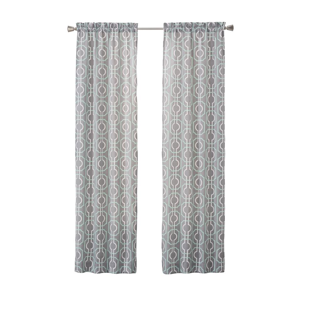 Pairs To Go 16386056X084MNT 84-in Mint Polyester Light Filtering Rod Pocket Curtain Panel Pair
