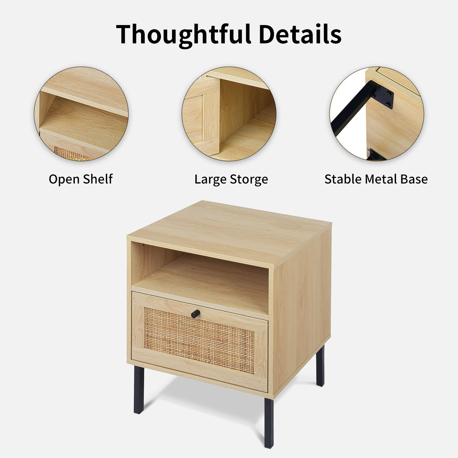 Angel Sar ZBH02ND0513-RNL nightstands - View #6