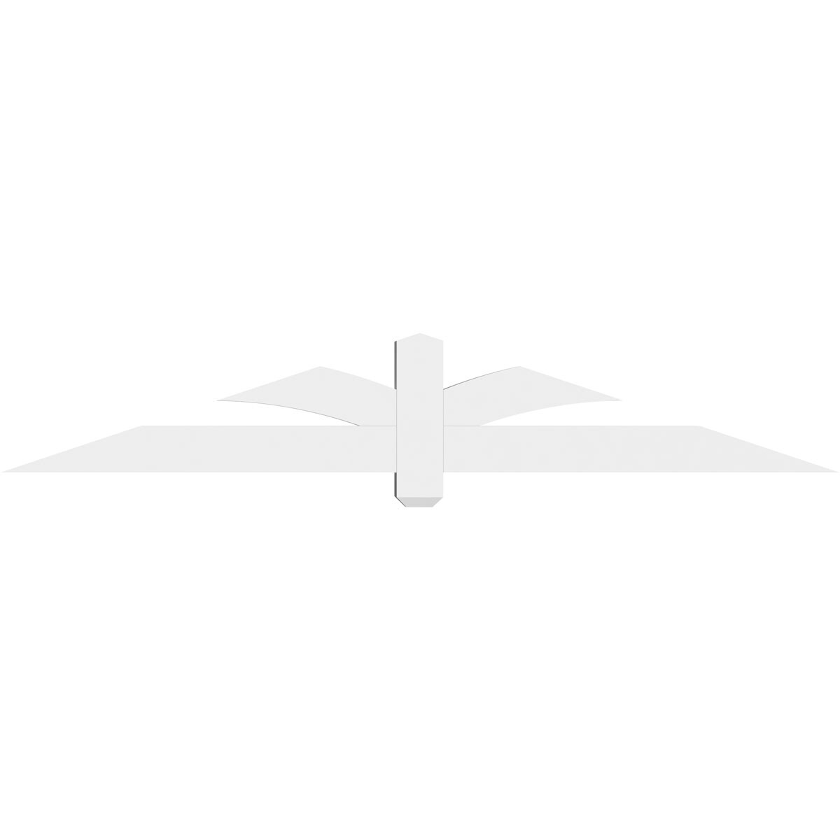 Ekena Millwork GBP072X12X0404RED00 Exterior-Brackets-Braces - View #2