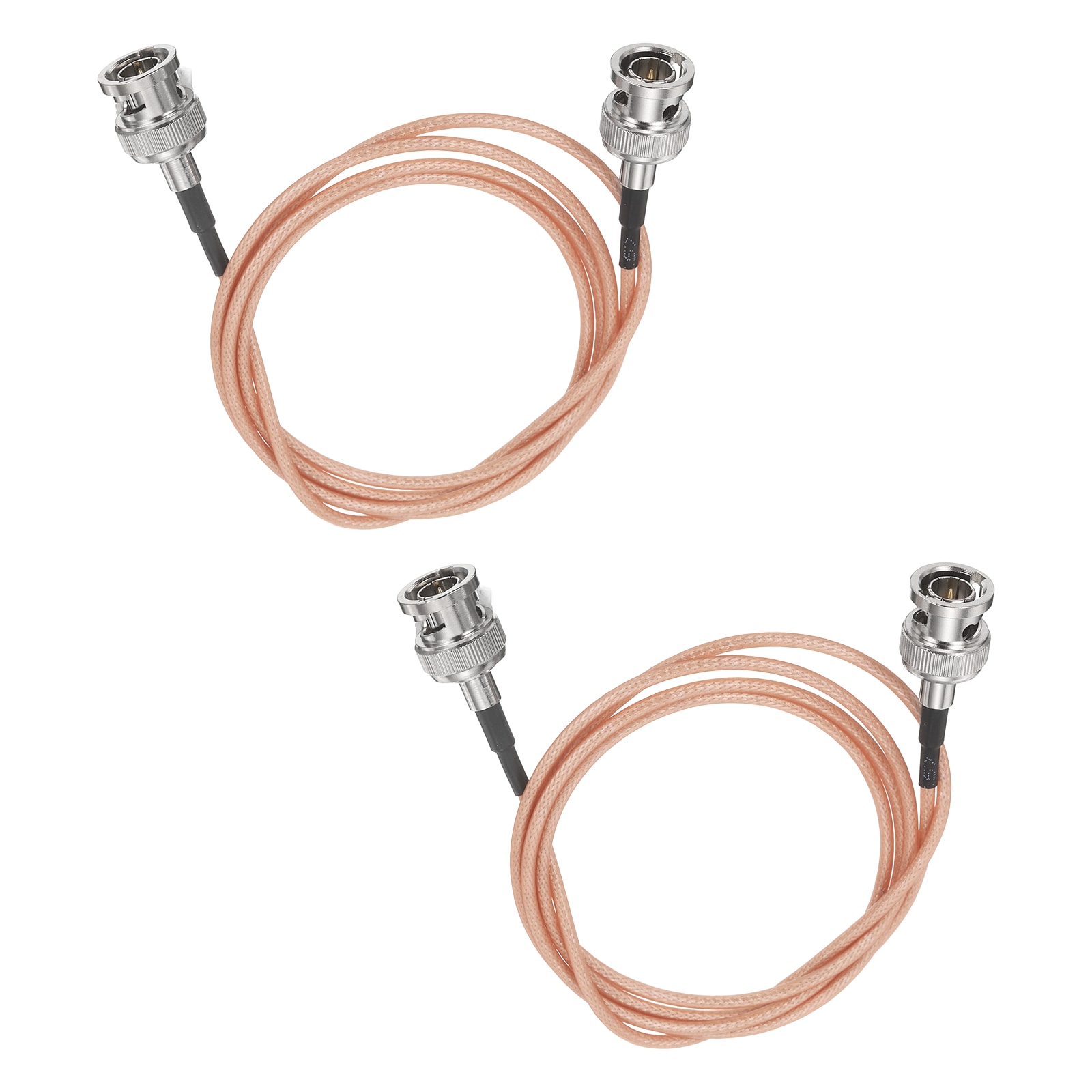 Unique Bargains 3.28FT 3G-SDI Cable BNC Male to Male HD-SDI Cable 75 Ohm RG179 Coaxial Video Jumper Video Camera Wire for Camera Surveillance CCTV Monitor Broadcast System Orange 2pcs