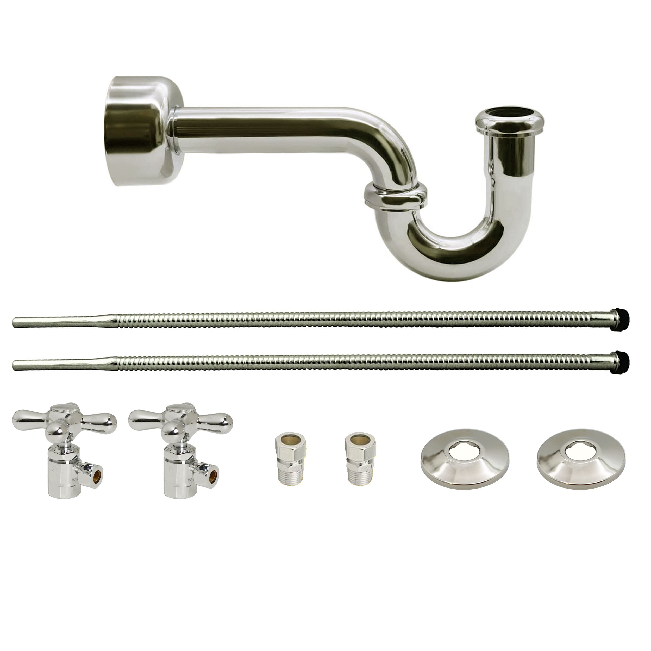 WESTBRASS D1738L-05 1-1/2-in Brass P-trap